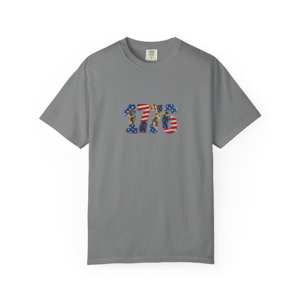 1776 Numbers T-Shirt | American Flag Colonial Stars Stripes