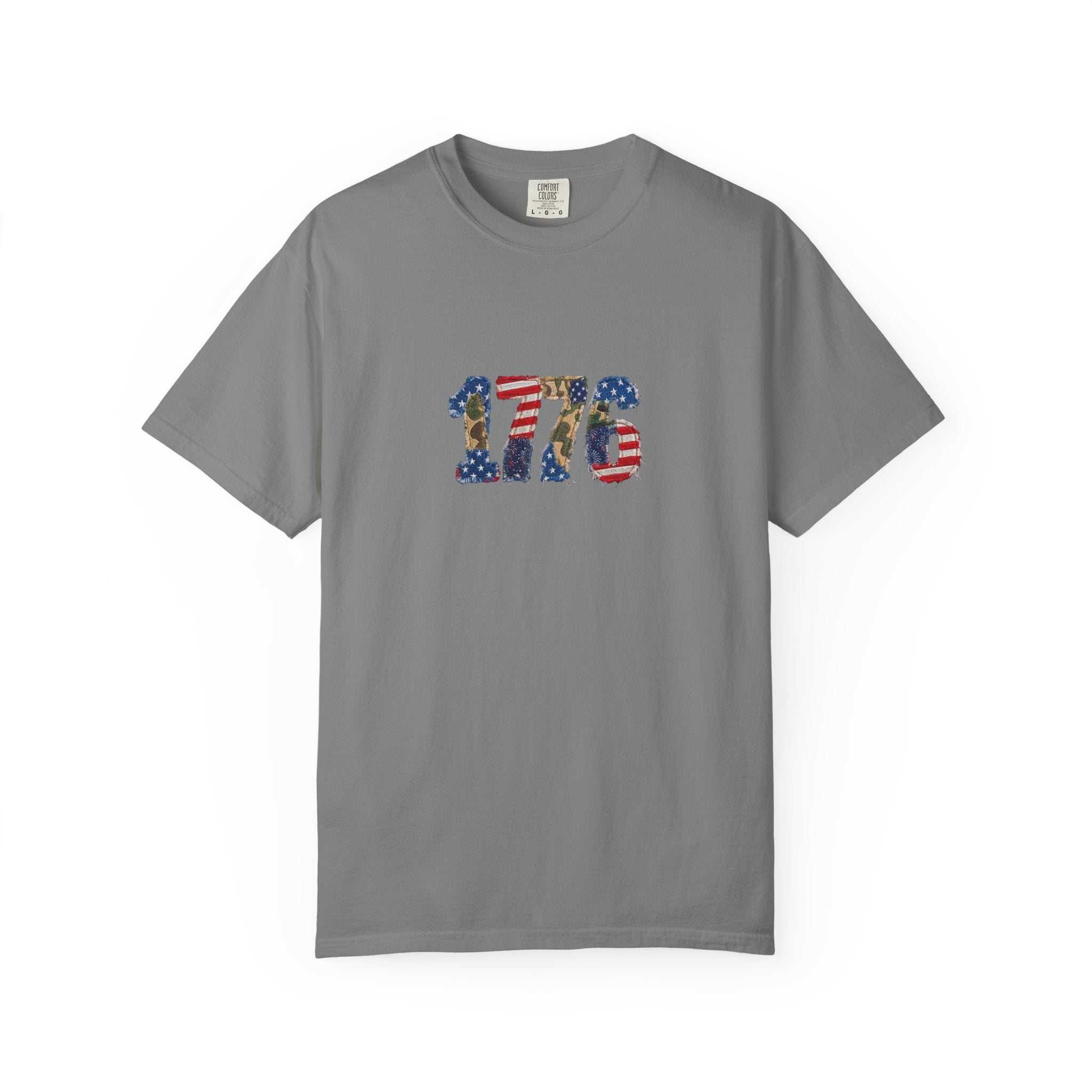 1776 Numbers T-Shirt | American Flag Colonial Stars Stripes