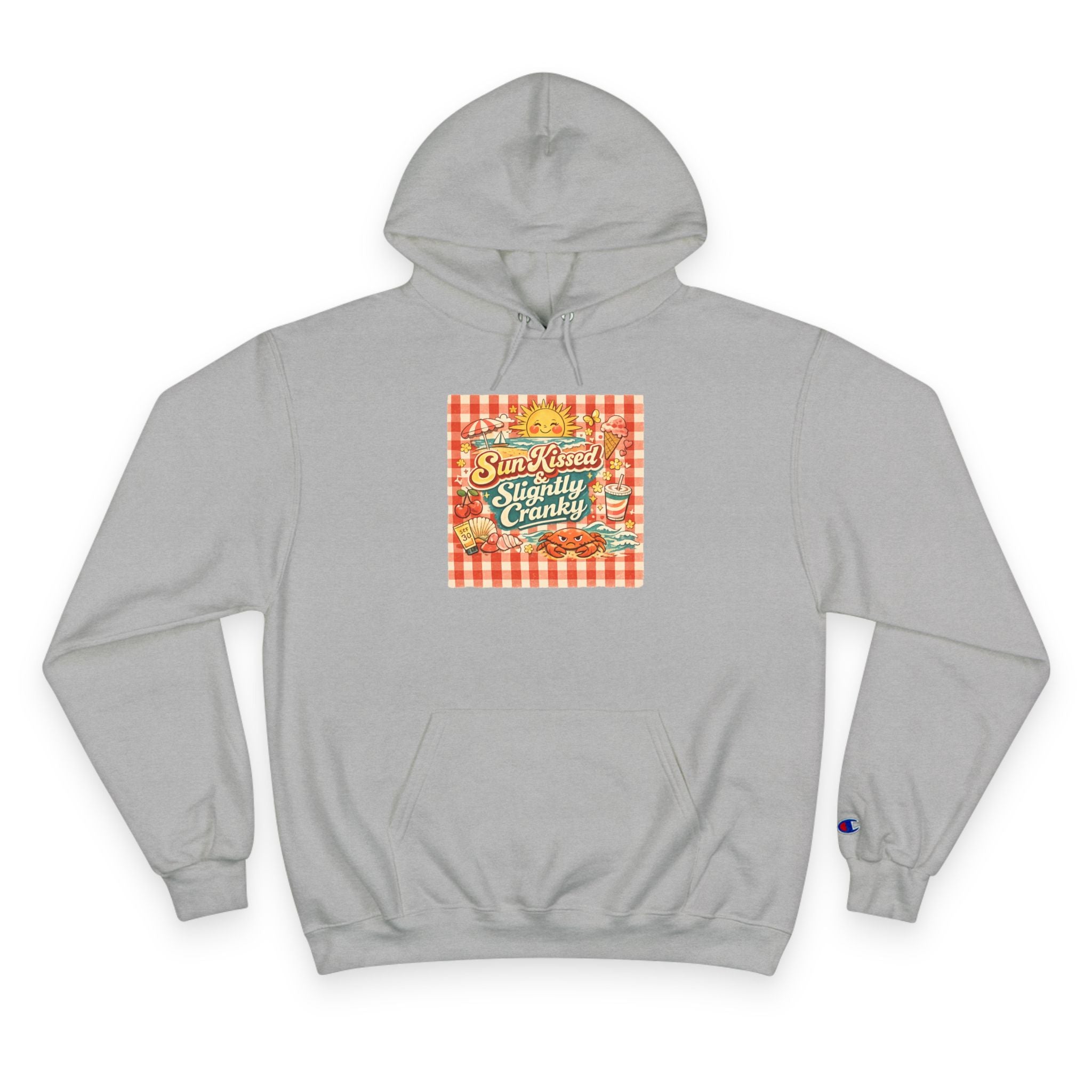 Vintage Candy Market Hoodie — "Sun-Kissed & Sweetly Candy" Retro Picnic Sweatshirt