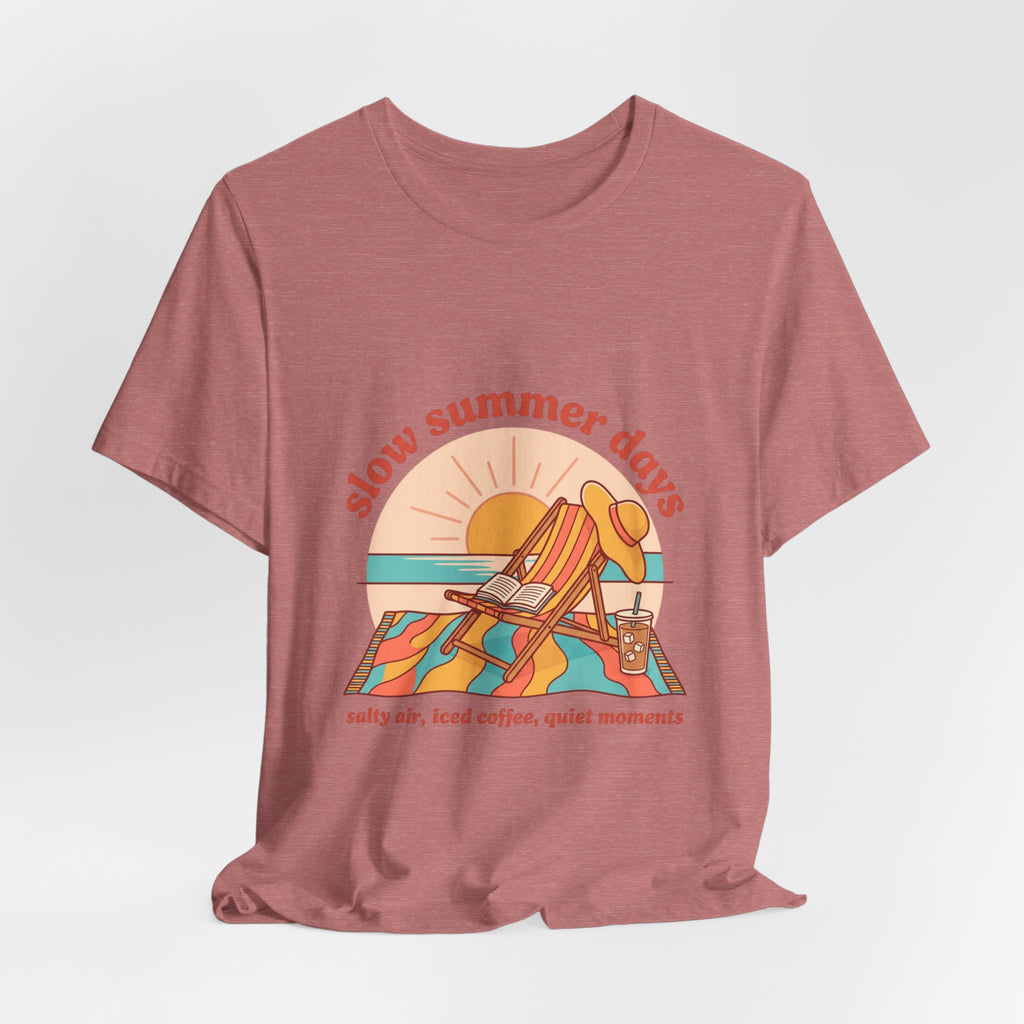 Slow Summer Days Tee | summer aesthetic, coastal vibes