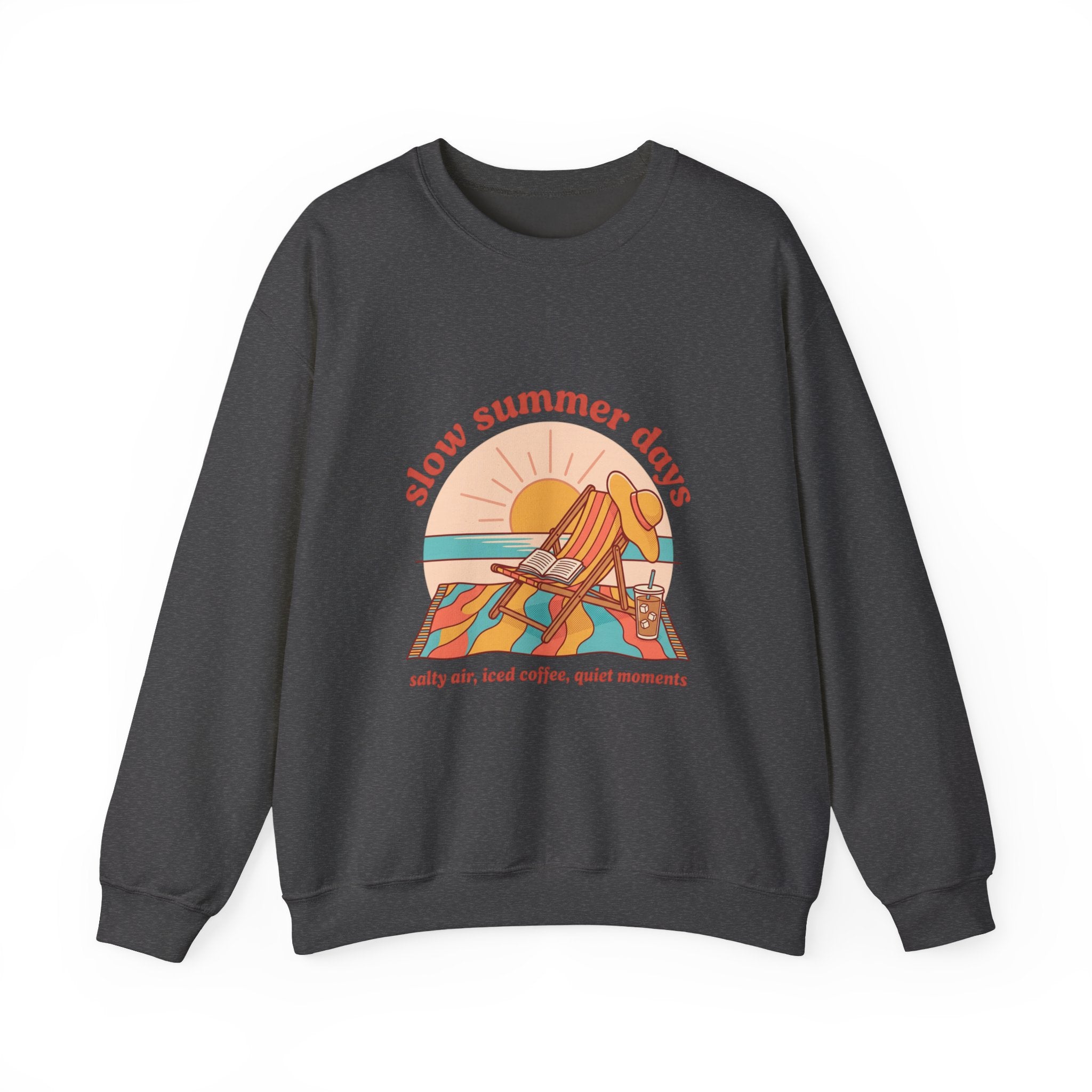 Slow Summer Days Sweatshirt | summer aesthetic, retro coastal vibes