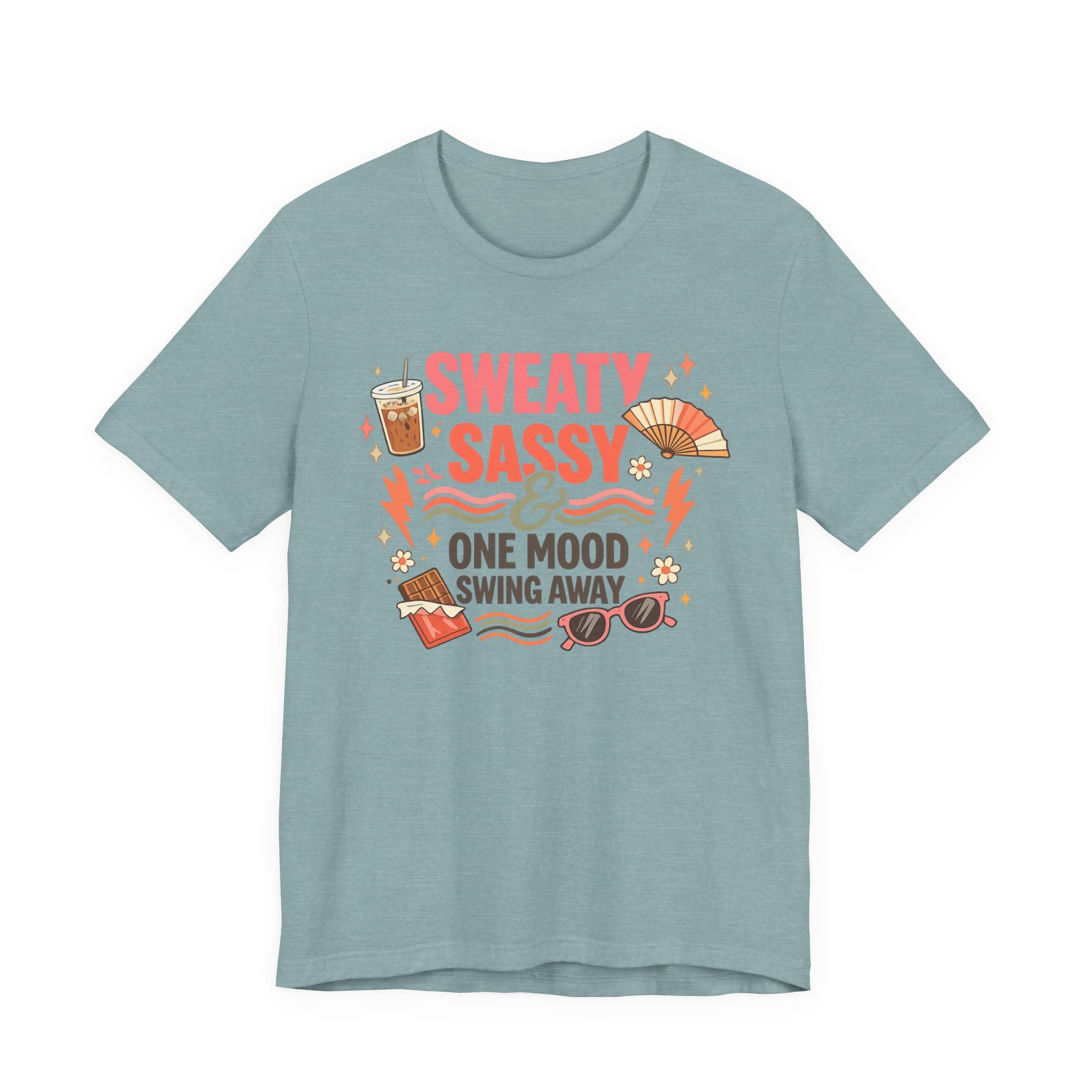 Menopause Humor Shirt Funny Woman Tshirt Sassy Graphic Tee Hot Flash Apparel Midlife Awareness Wear Mood Swing Top Birthday Gift Mom