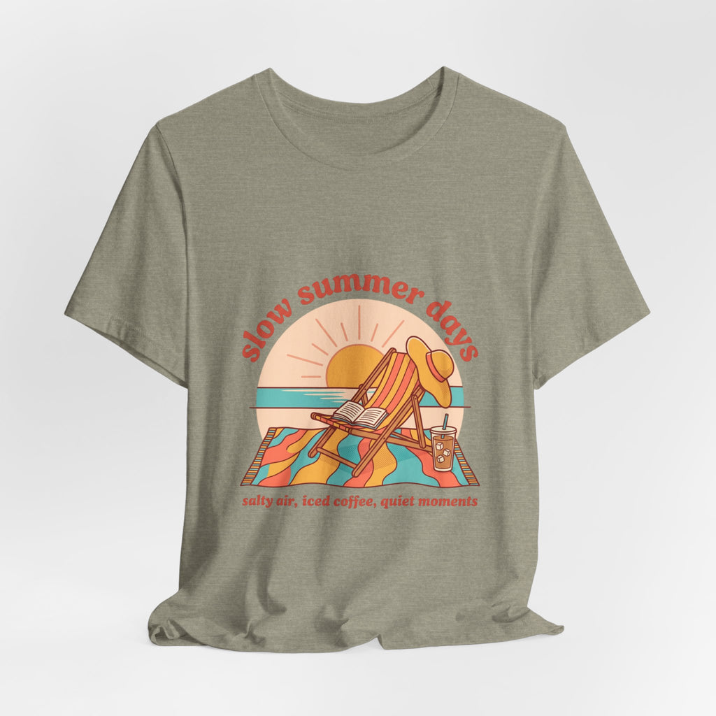 Slow Summer Days Tee | summer aesthetic, coastal vibes