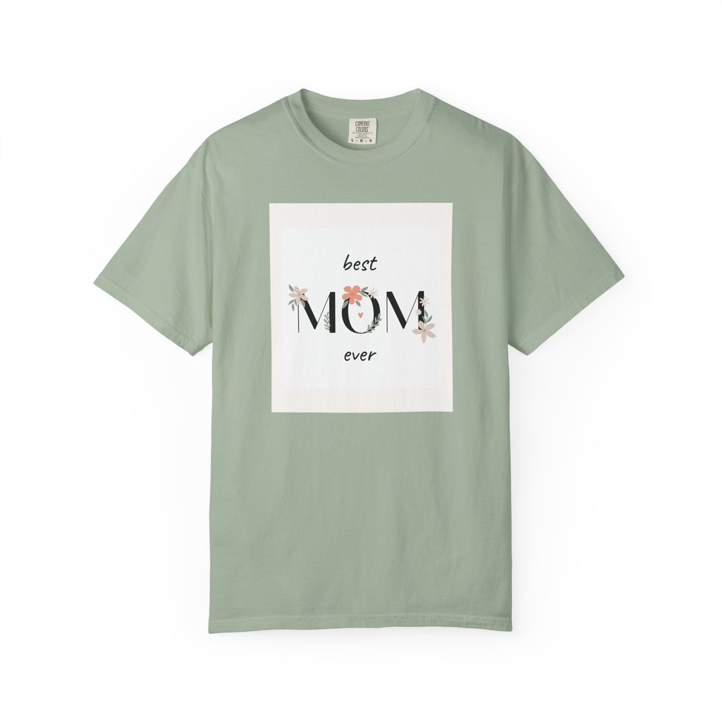 Best Mom Ever Floral T‑Shirt