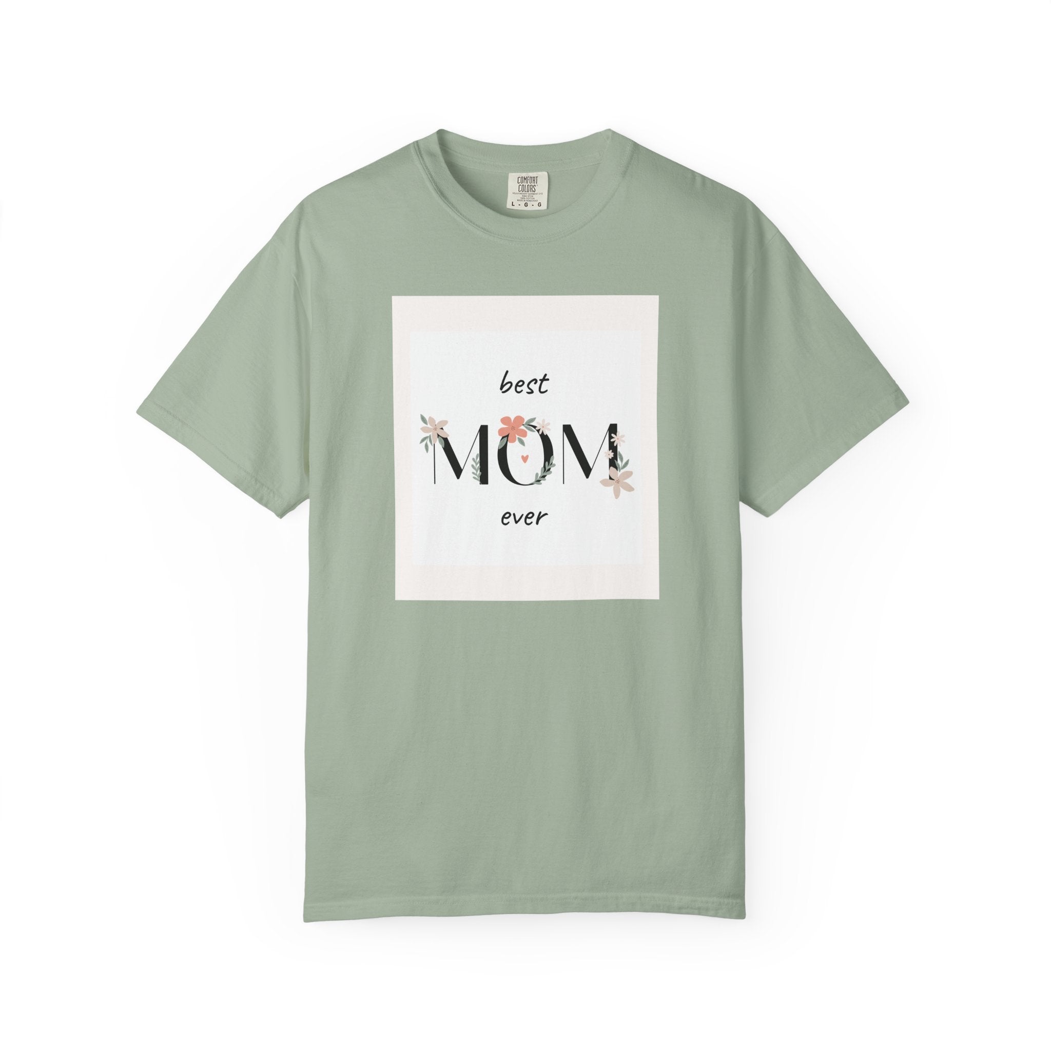 Best Mom Ever Floral T‑Shirt