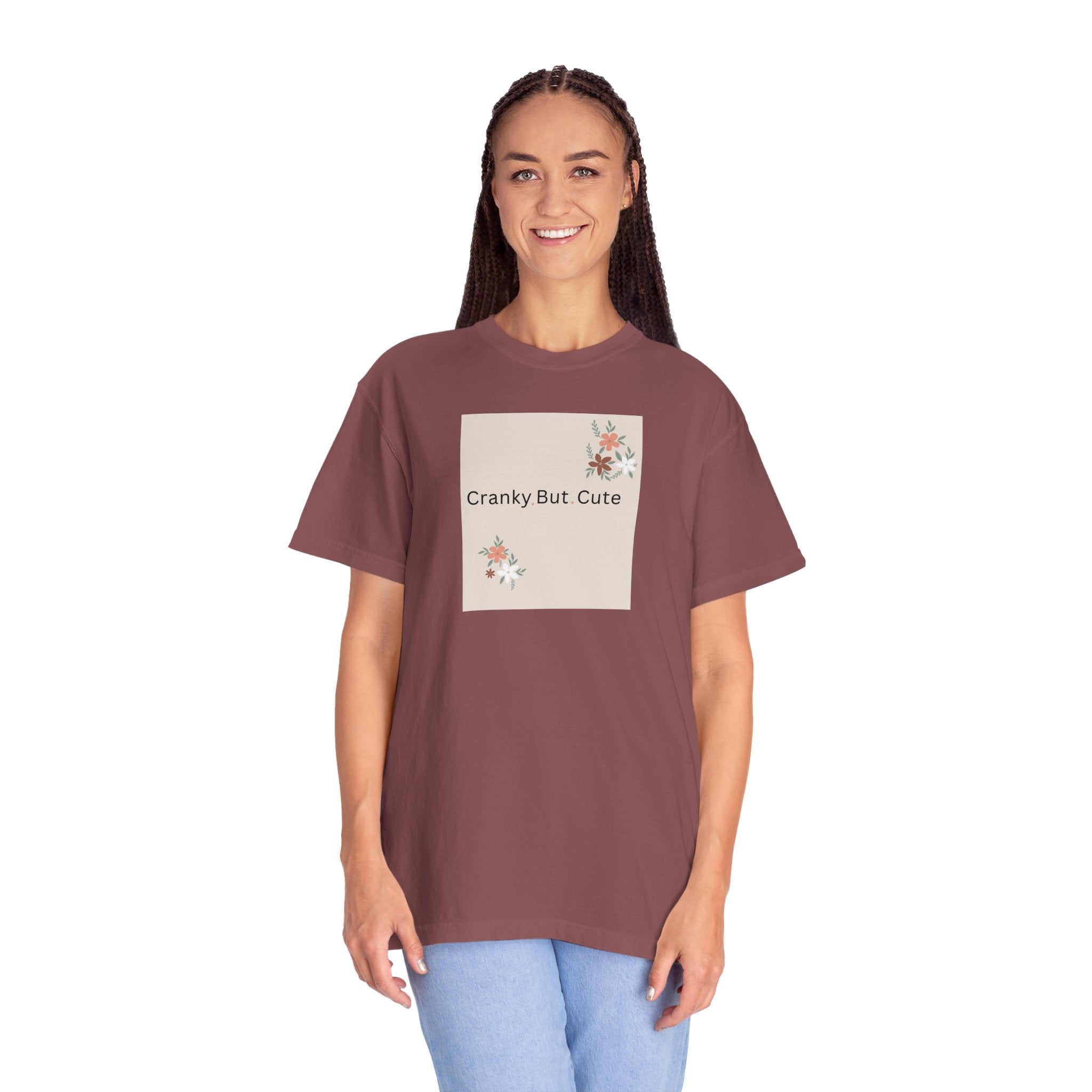 Cranky But Cute Floral T-Shirt
