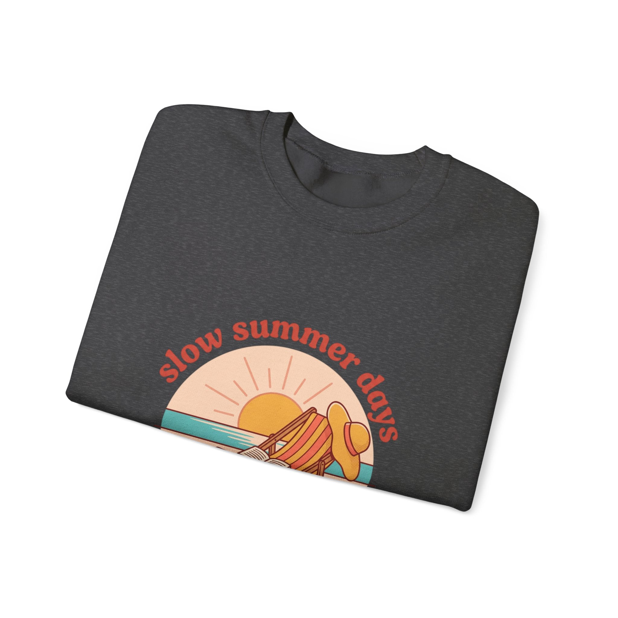 Slow Summer Days Sweatshirt | summer aesthetic, retro coastal vibes