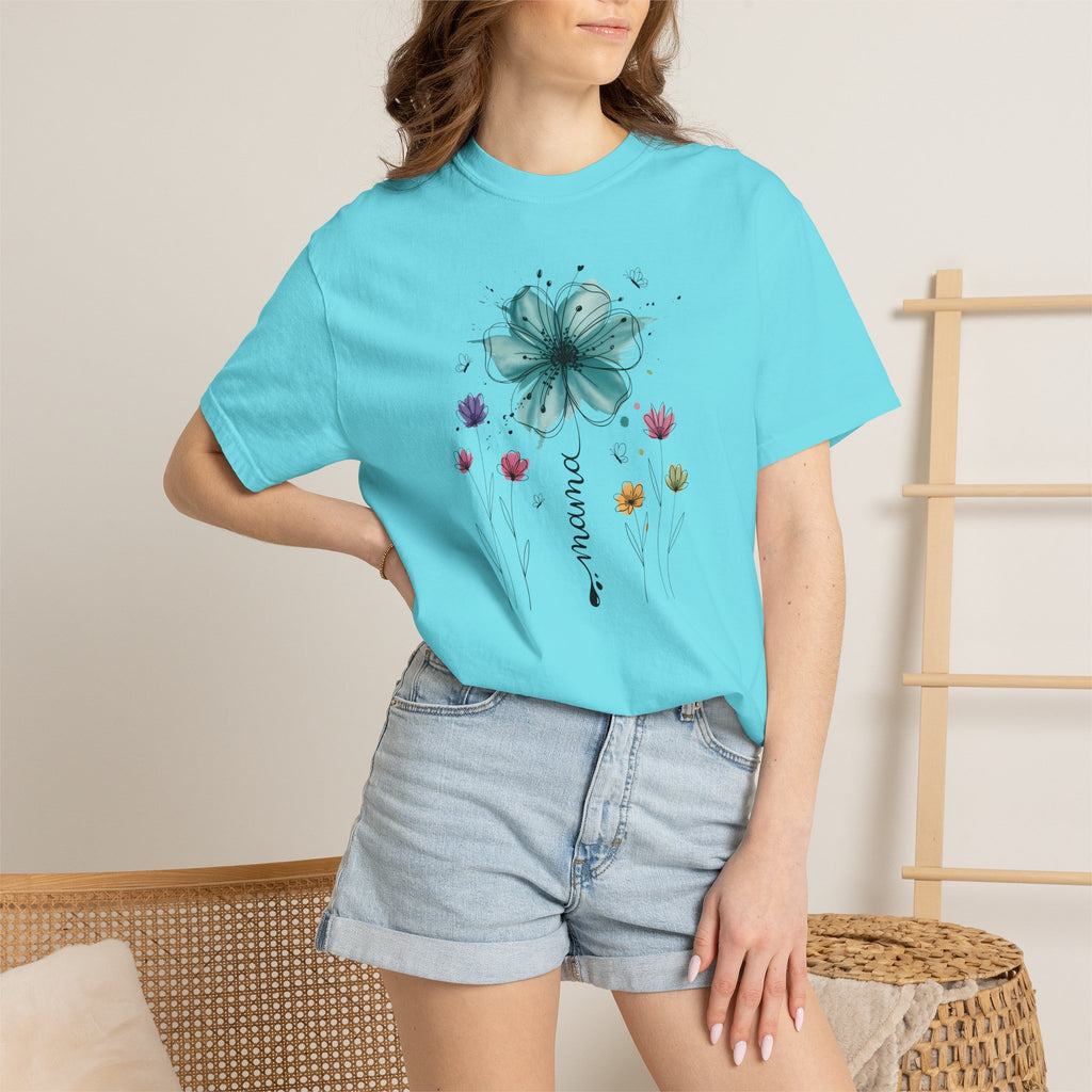 Floral Love 'Amour' Tee — Watercolor Flower Graphic T-Shirt