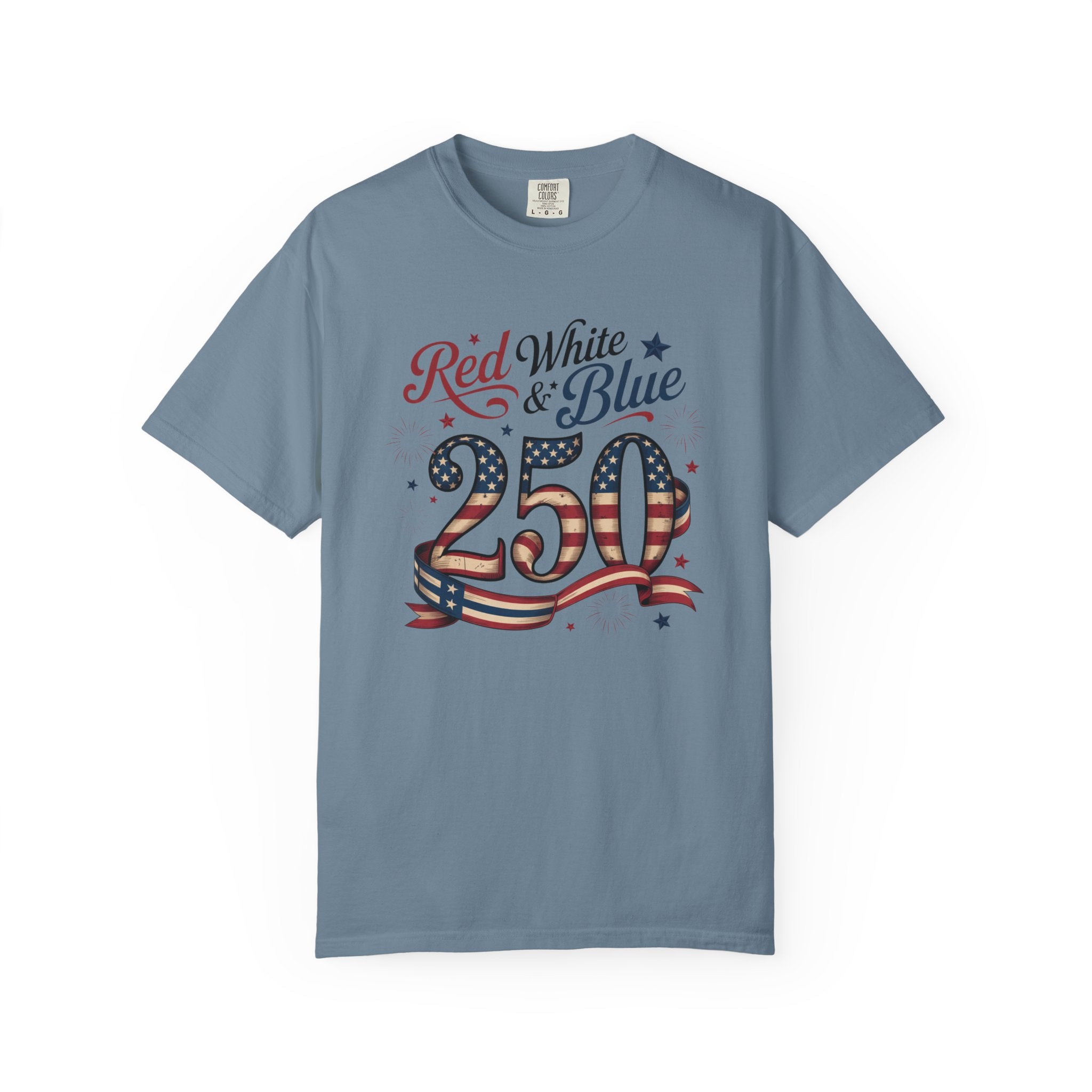 250 Red White & Blue Patriotic T-Shirt