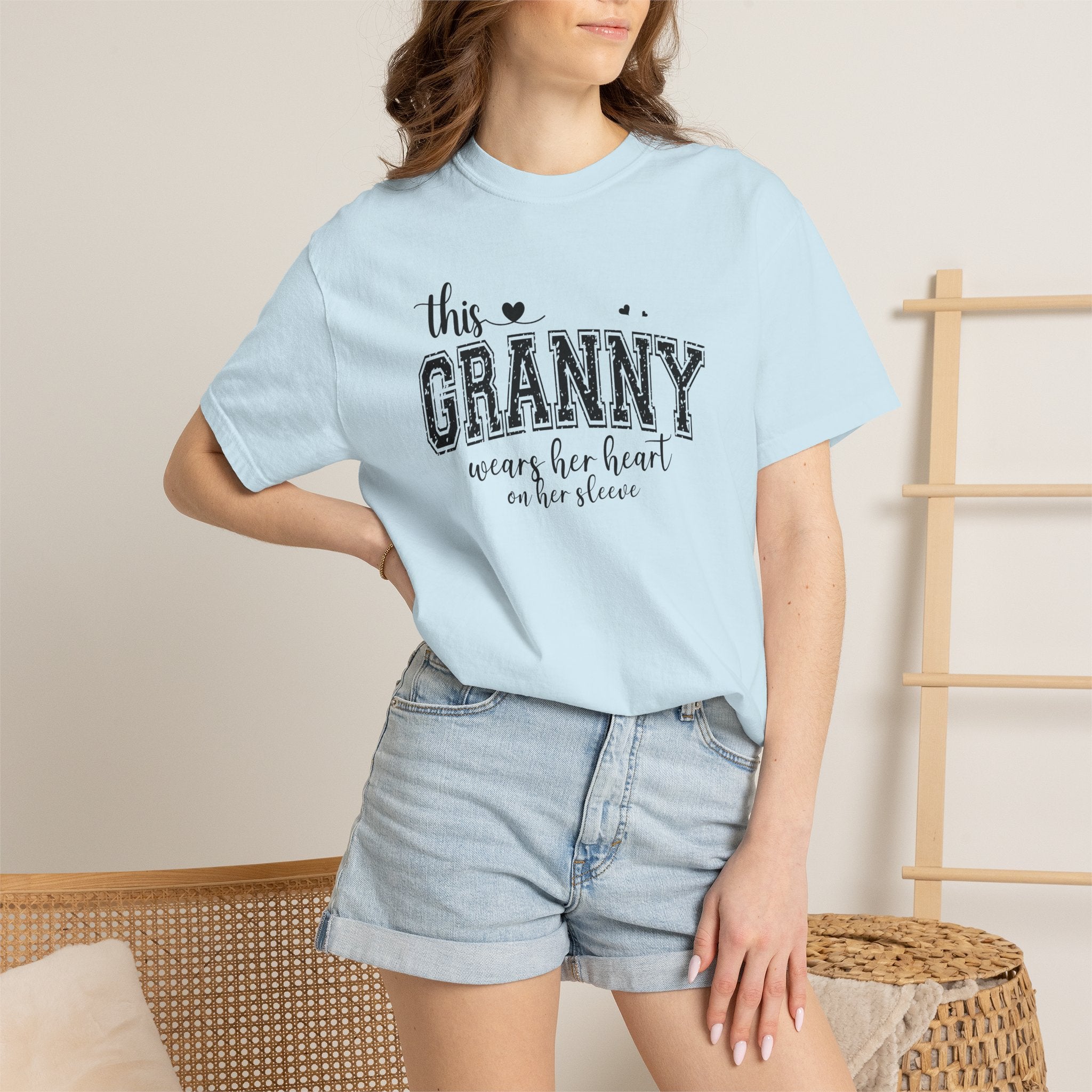 This Granny Wears Her Heart on Her Sleeve T-Shirt