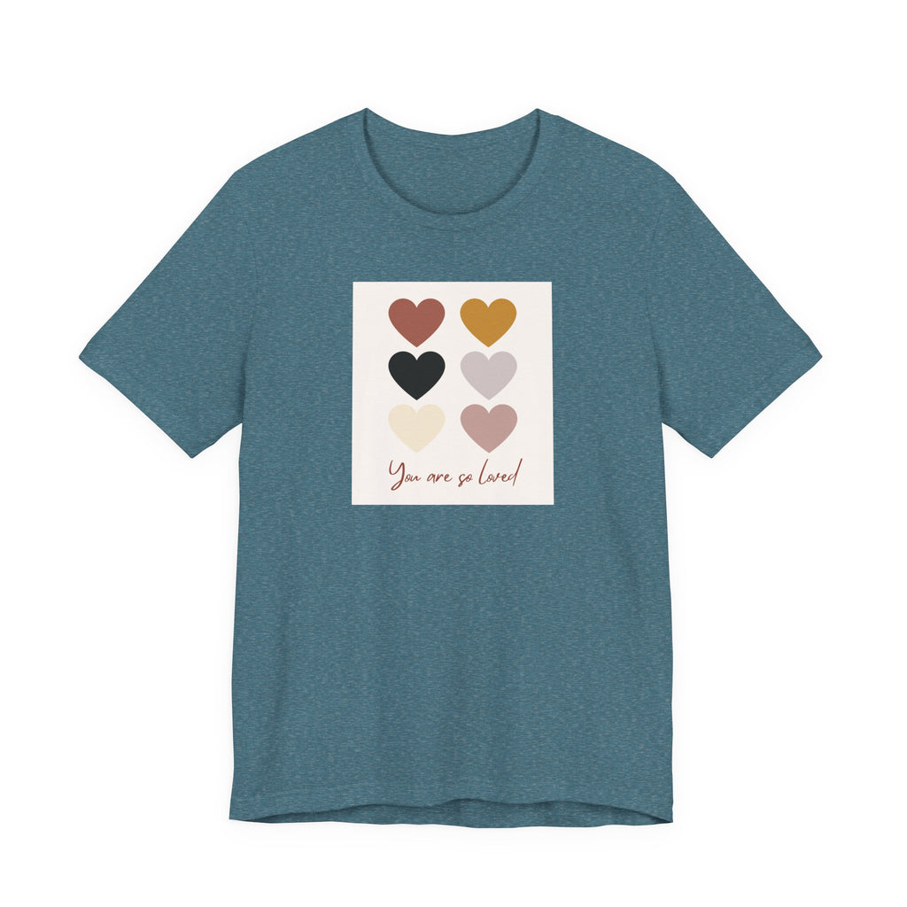 You Are So Loved Hearts Tee