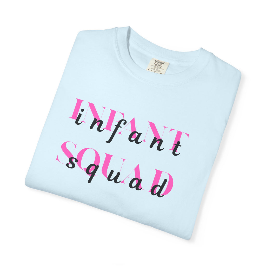Infant Squad Shirt Daycare Teacher Appreciation Gift Baby Shower New Mom Life Tee Nurse Childcare Staff Cotton Crew Neck Watercolor Nanny