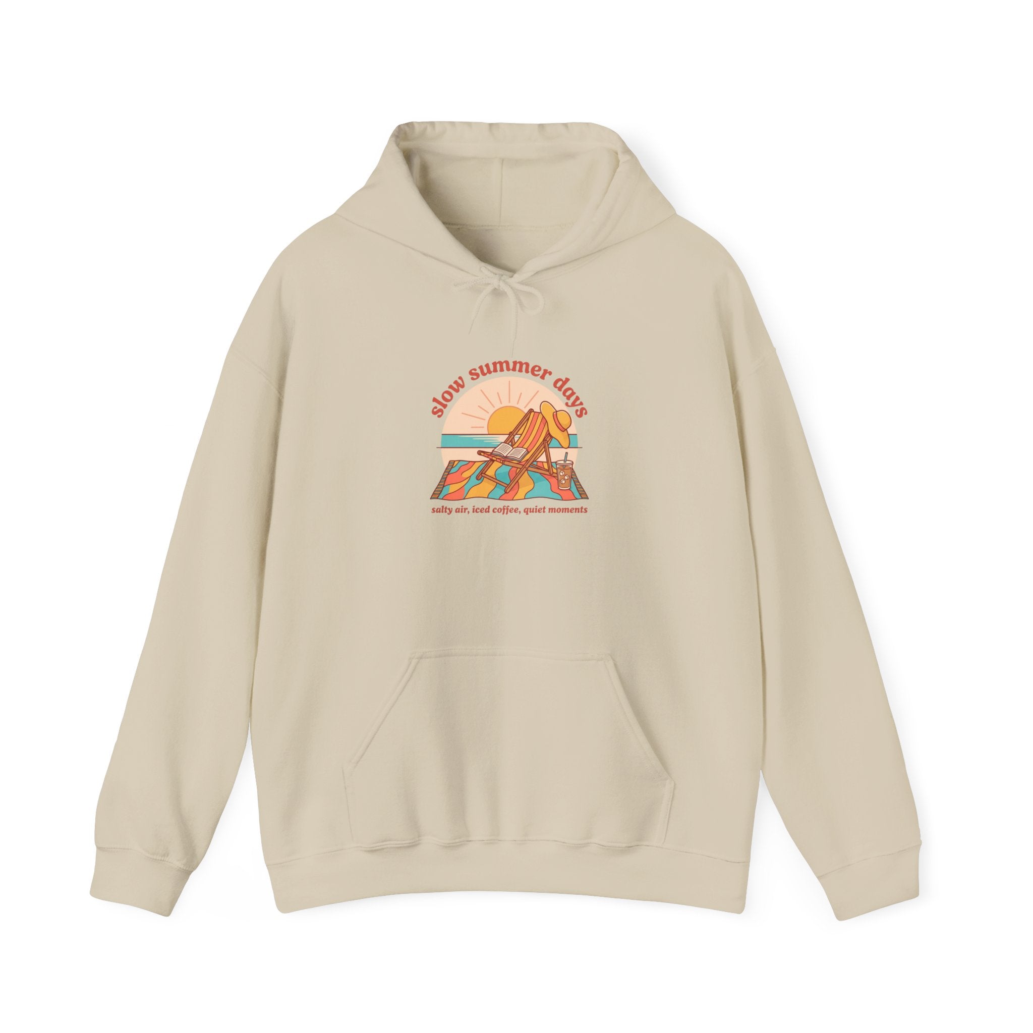 Slow Summer Days Hoodie | summer aesthetic, coastal vibes
