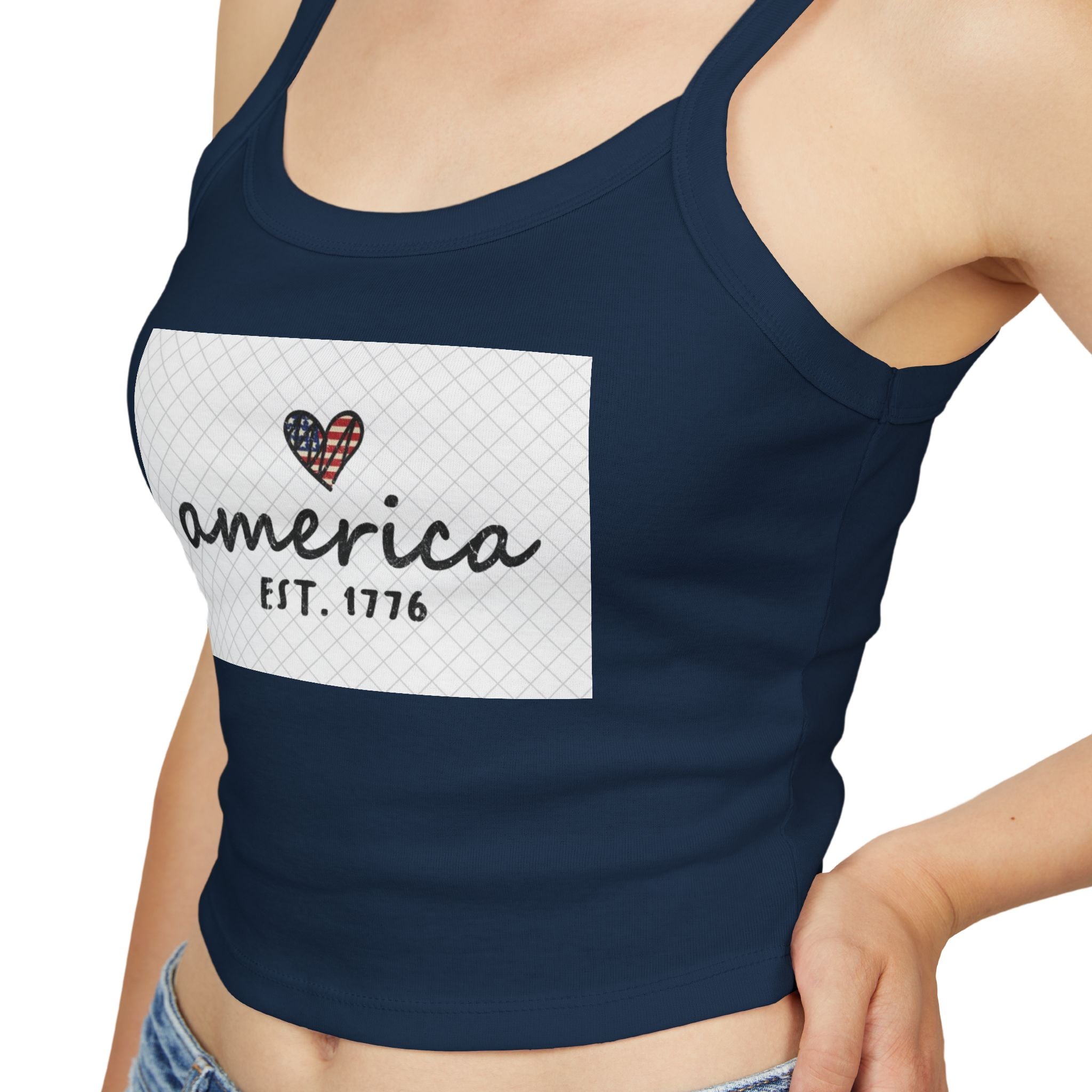 America EST. 1776 Heart Tank Top