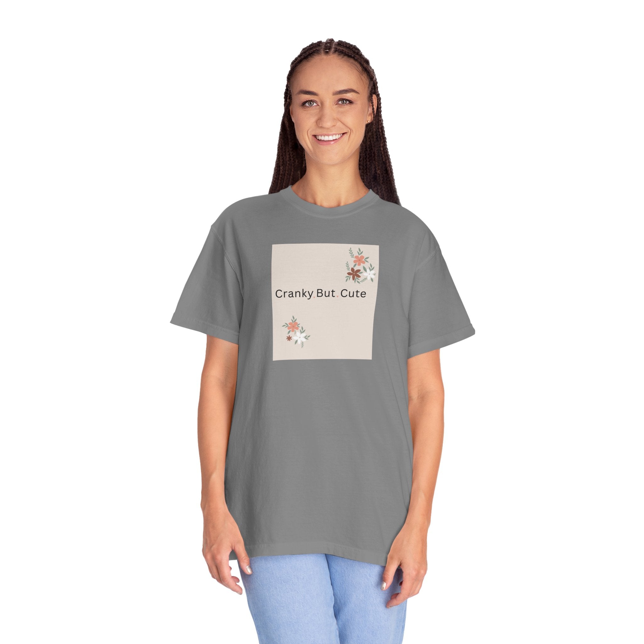 Cranky But Cute Floral T-Shirt