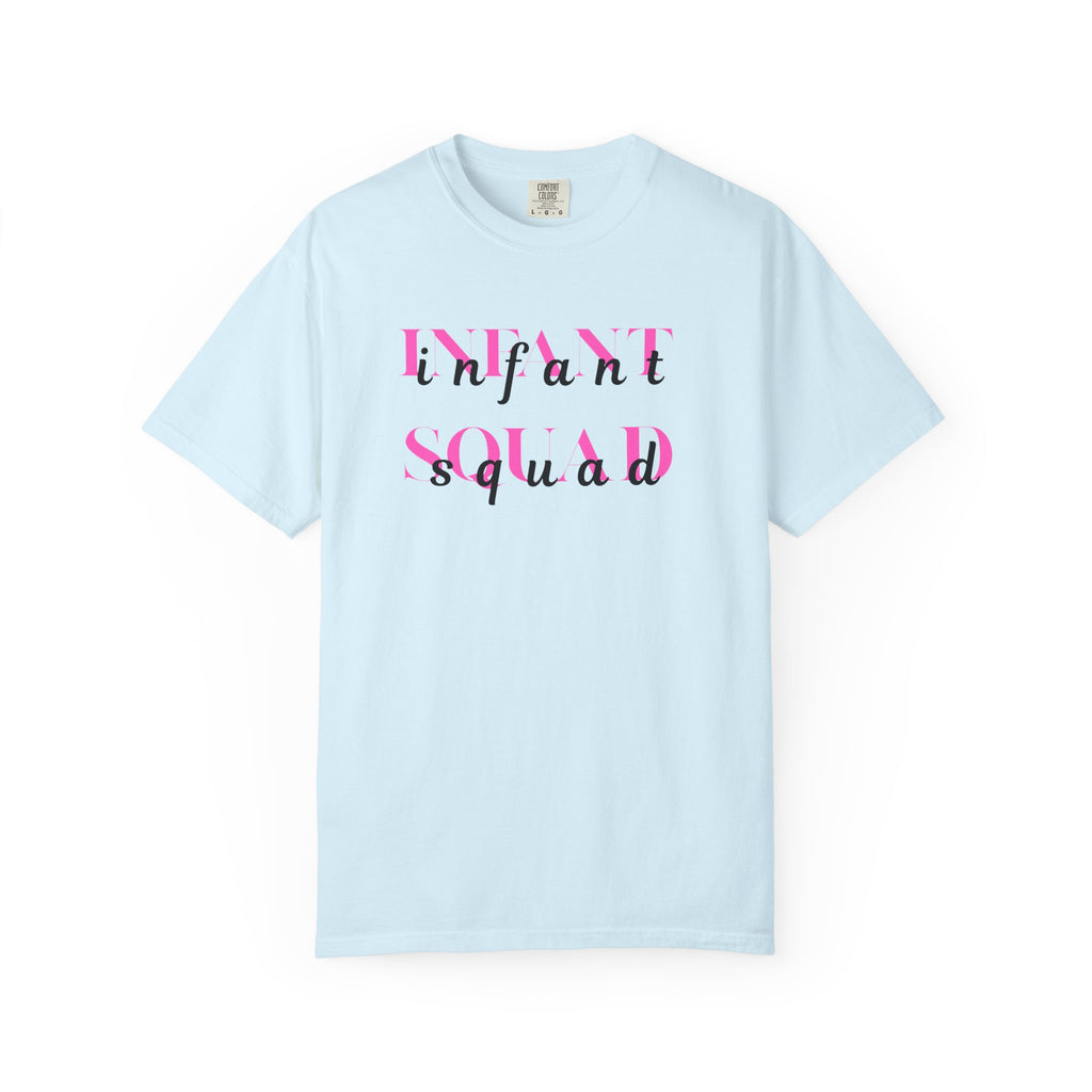 Infant Squad Shirt Daycare Teacher Appreciation Gift Baby Shower New Mom Life Tee Nurse Childcare Staff Cotton Crew Neck Watercolor Nanny