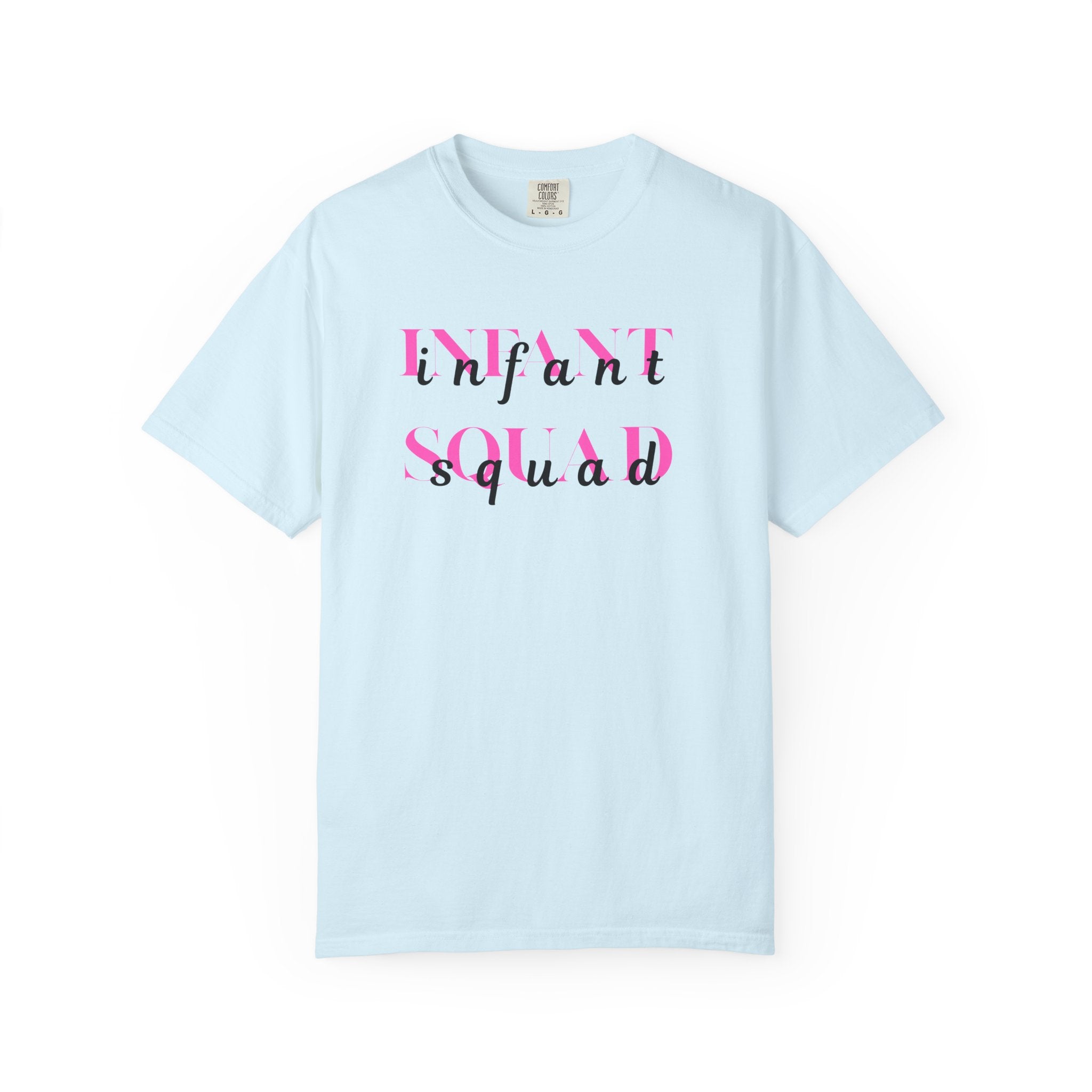 Infant Squad Shirt Daycare Teacher Appreciation Gift Baby Shower New Mom Life Tee Nurse Childcare Staff Cotton Crew Neck Watercolor Nanny