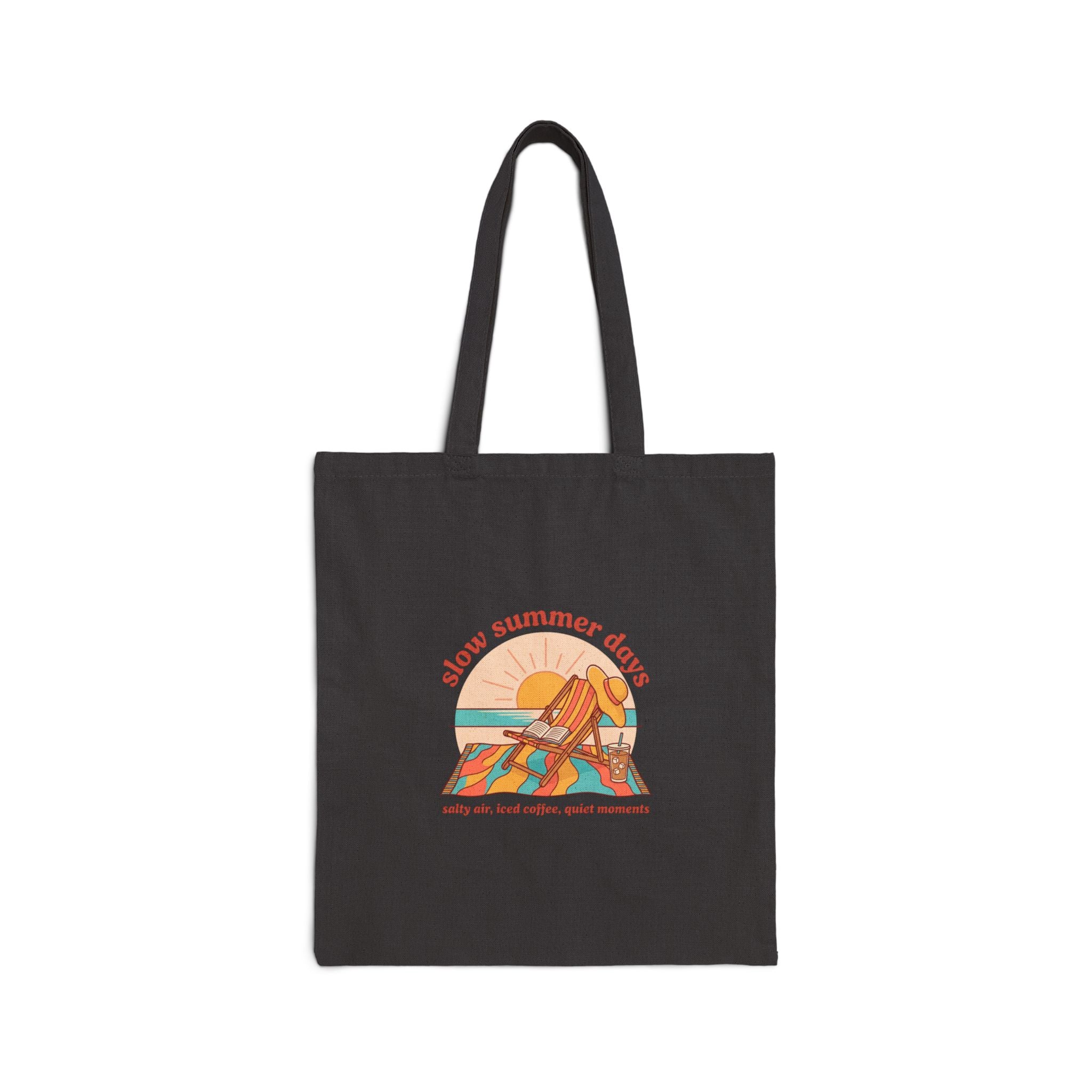Slow Summer Days Tote | summer aesthetic, coastal vibes, retro pastel