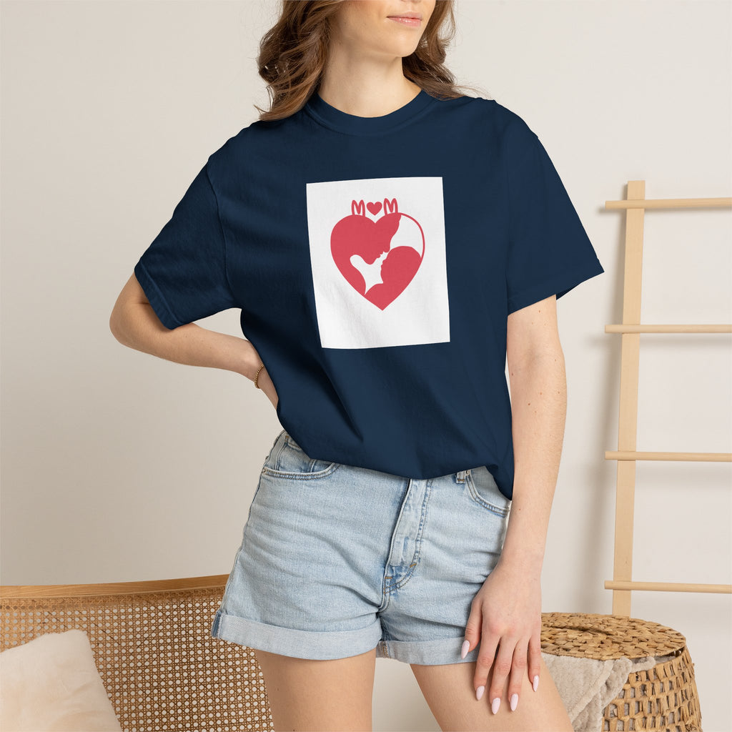 Mom Heart Cat T-Shirt – Cute Pet Mom Graphic Tee