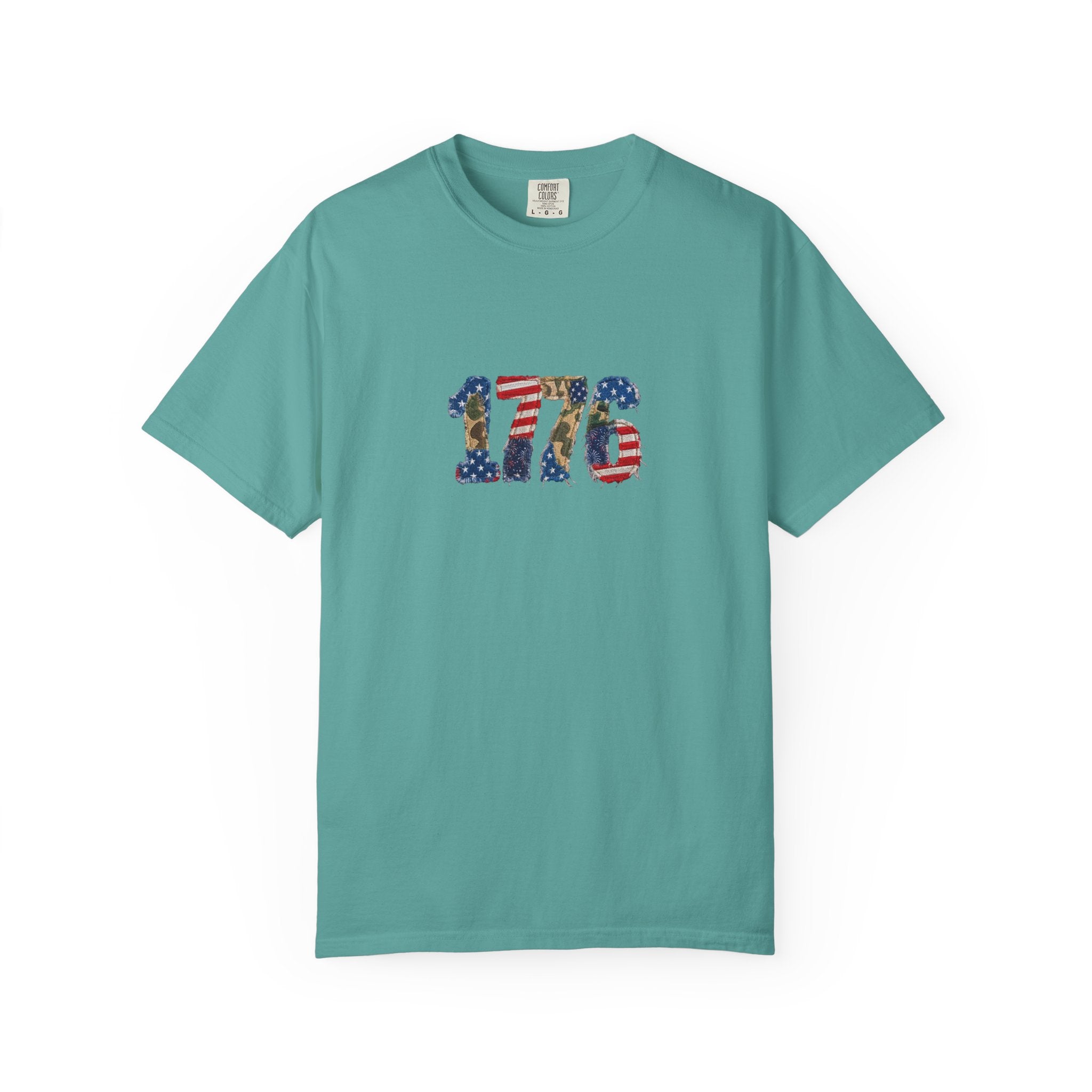 1776 Numbers T-Shirt | American Flag Colonial Stars Stripes