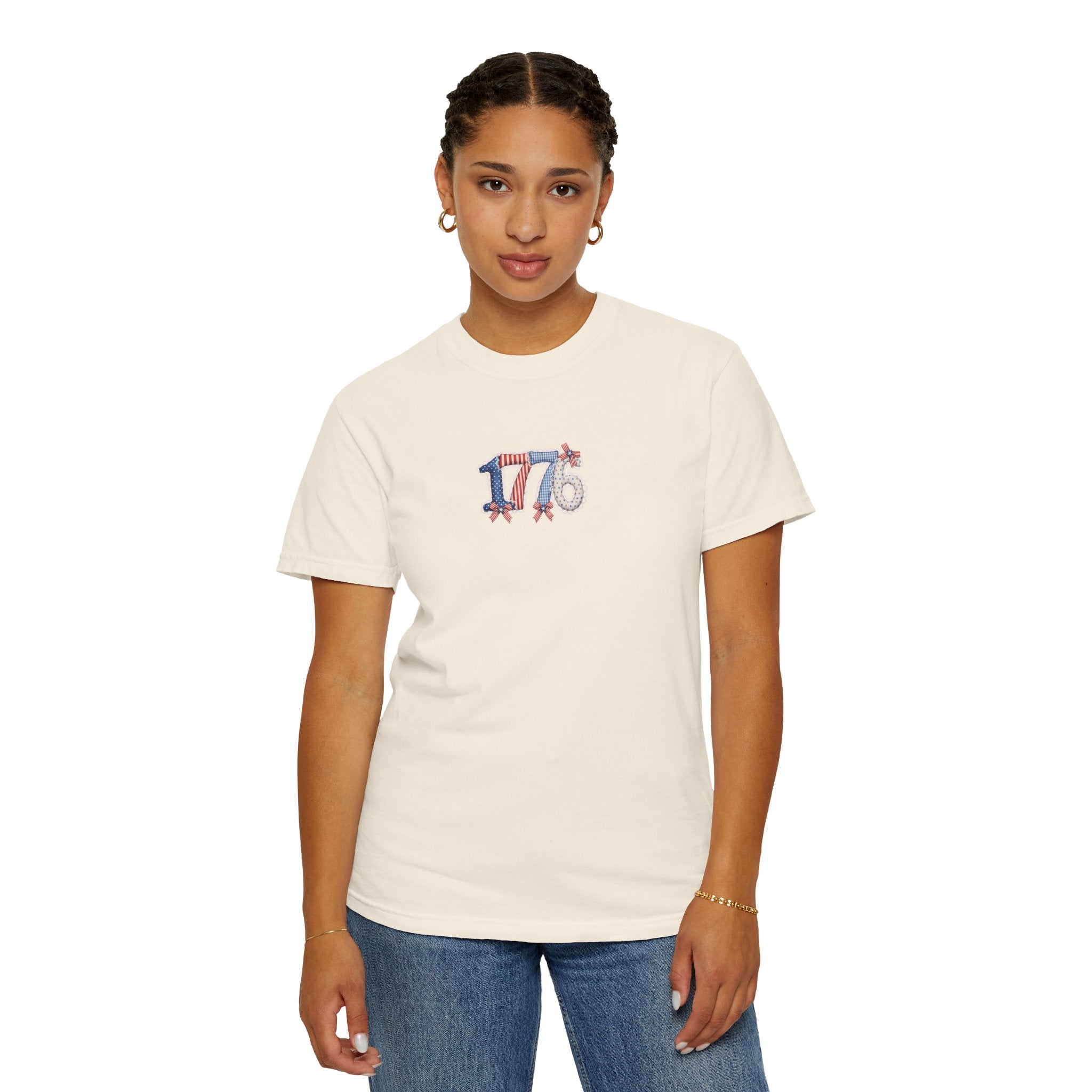 1776 Patriotic T-Shirt — American Flag Vintage Independence Day Tee