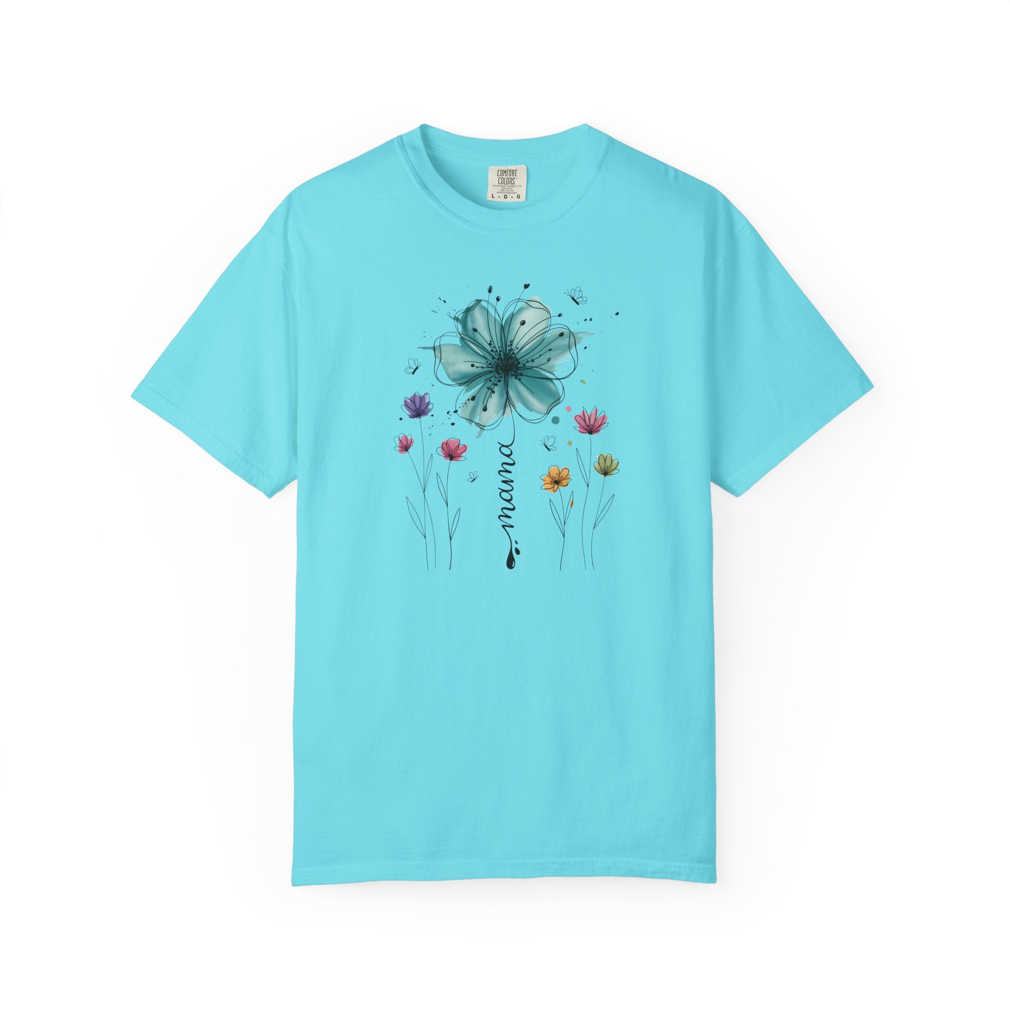 Floral Love 'Amour' Tee — Watercolor Flower Graphic T-Shirt