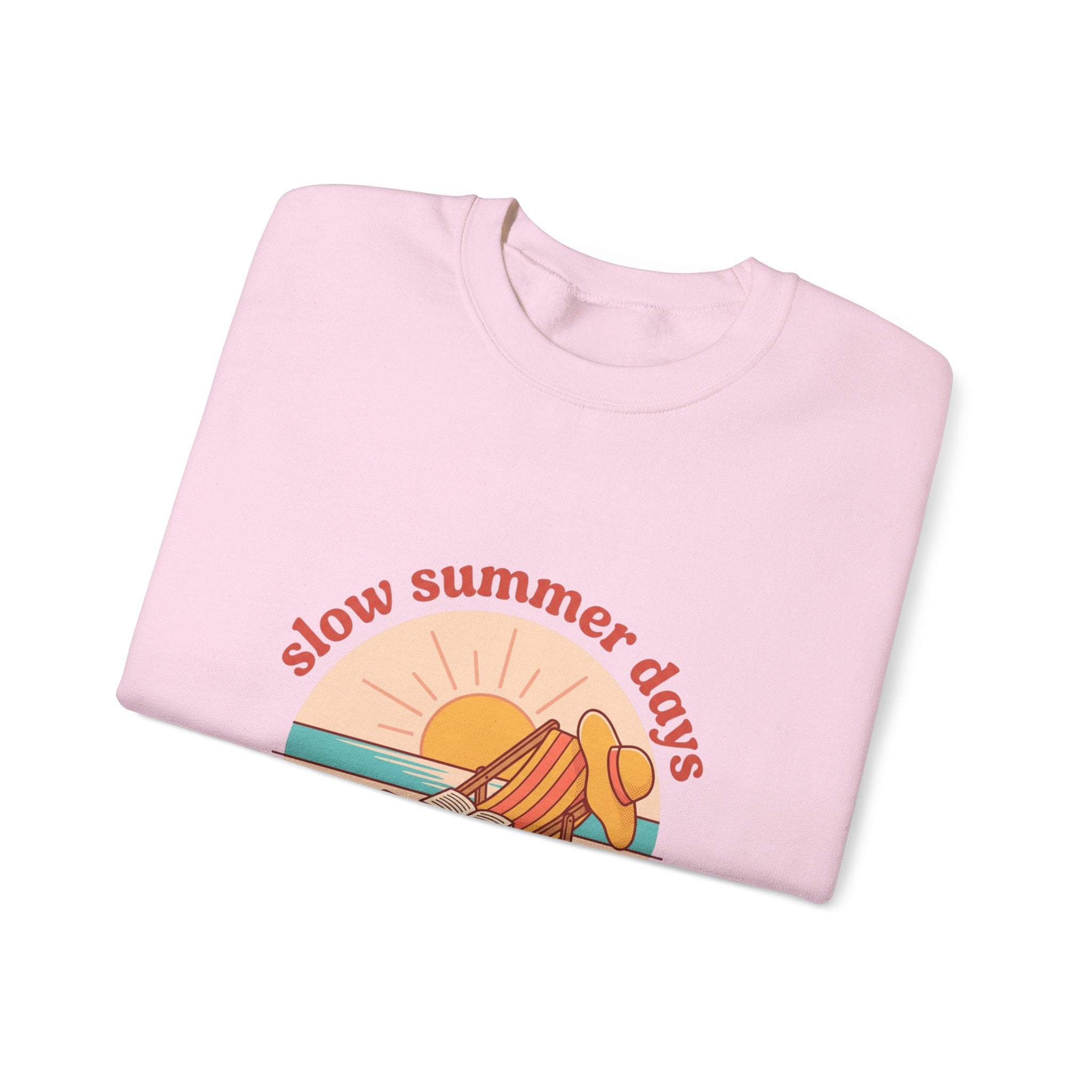 Slow Summer Days Sweatshirt | summer aesthetic, retro coastal vibes