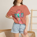Mom Cross Heart T-Shirt — Colorful Spiritual Mother’s Day Tee