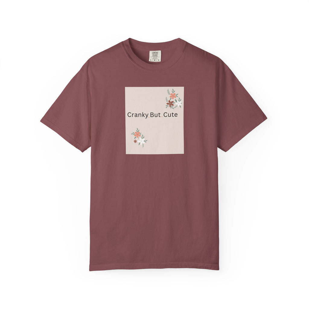 Cranky But Cute Floral T-Shirt