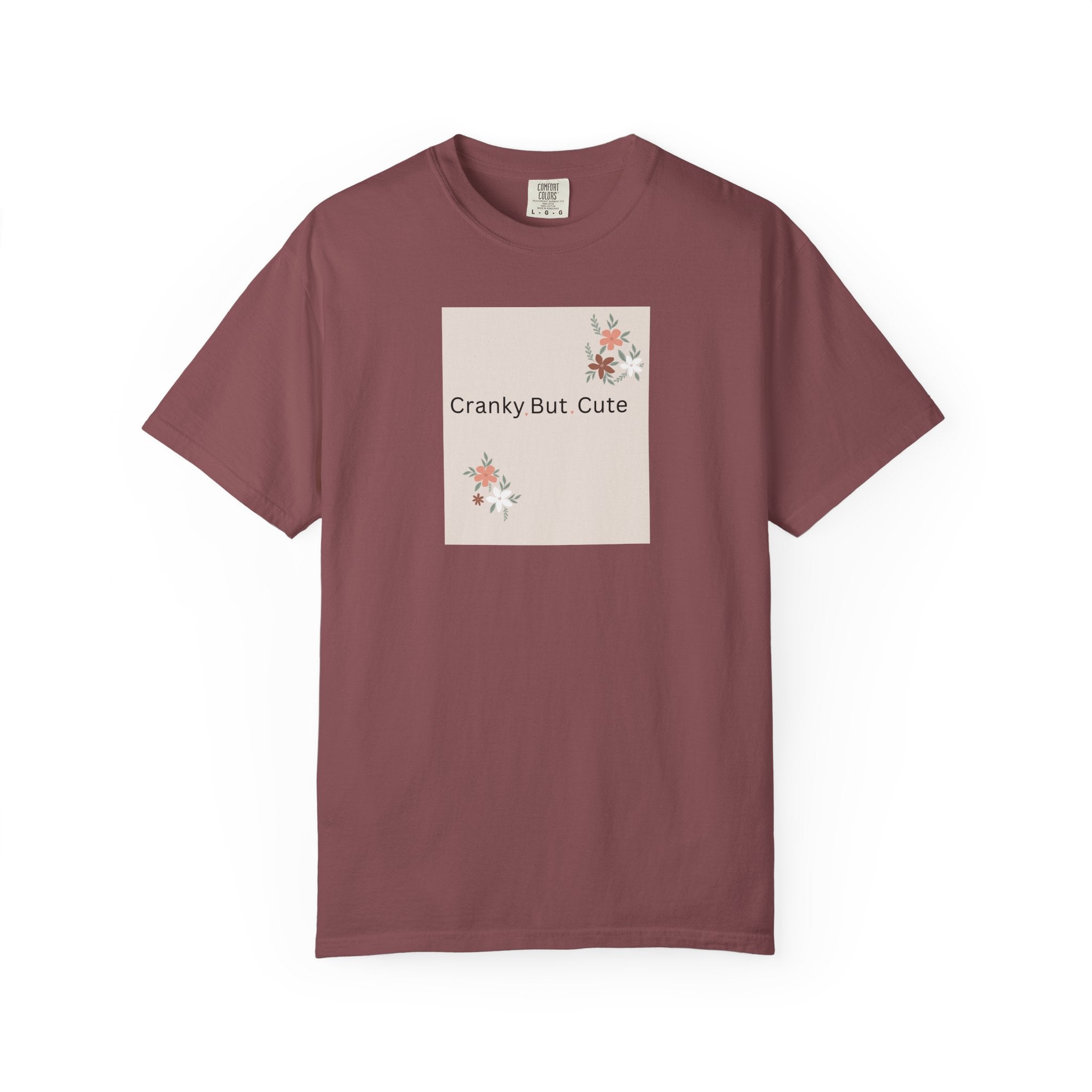 Cranky But Cute Floral T-Shirt