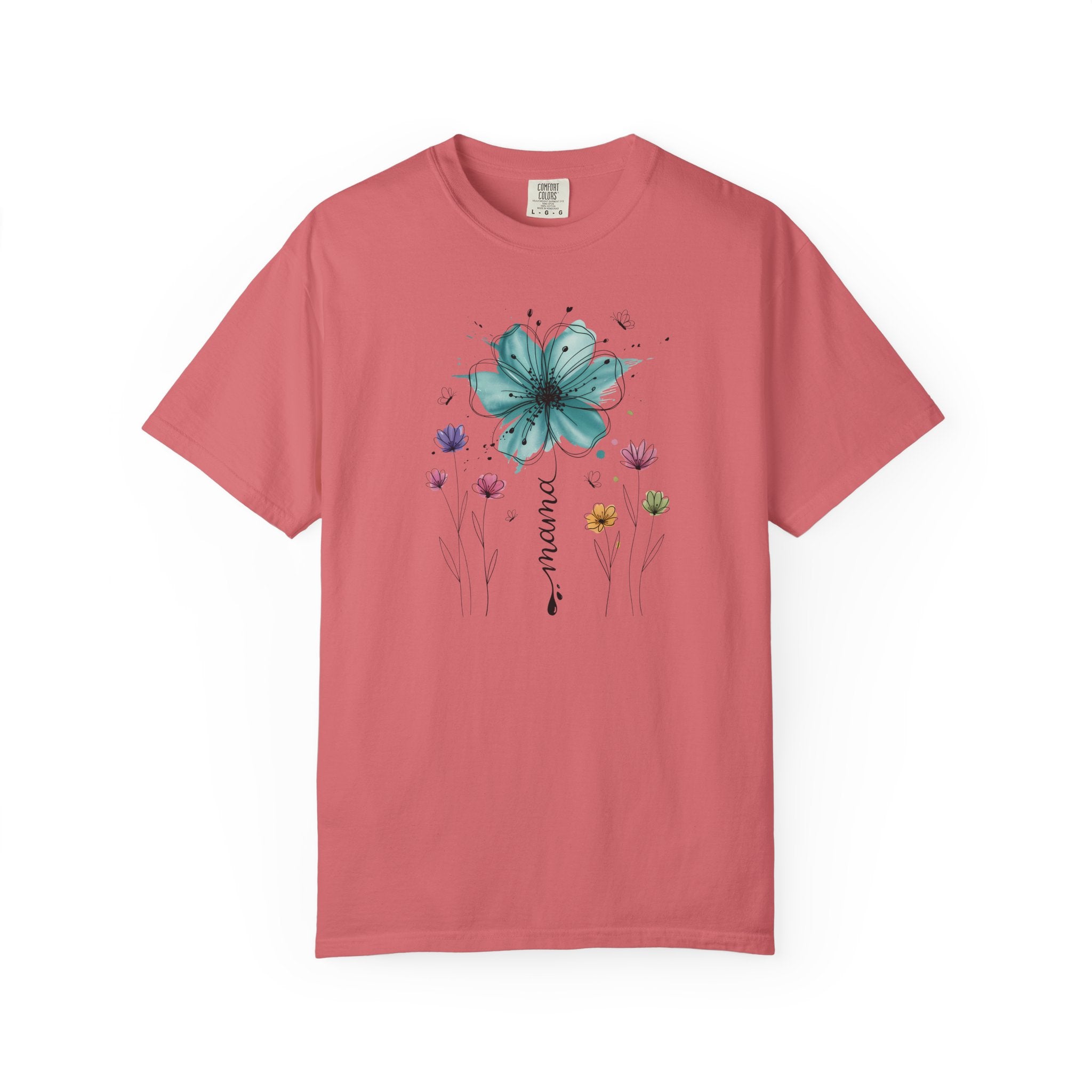 Floral Love 'Amour' Tee — Watercolor Flower Graphic T-Shirt