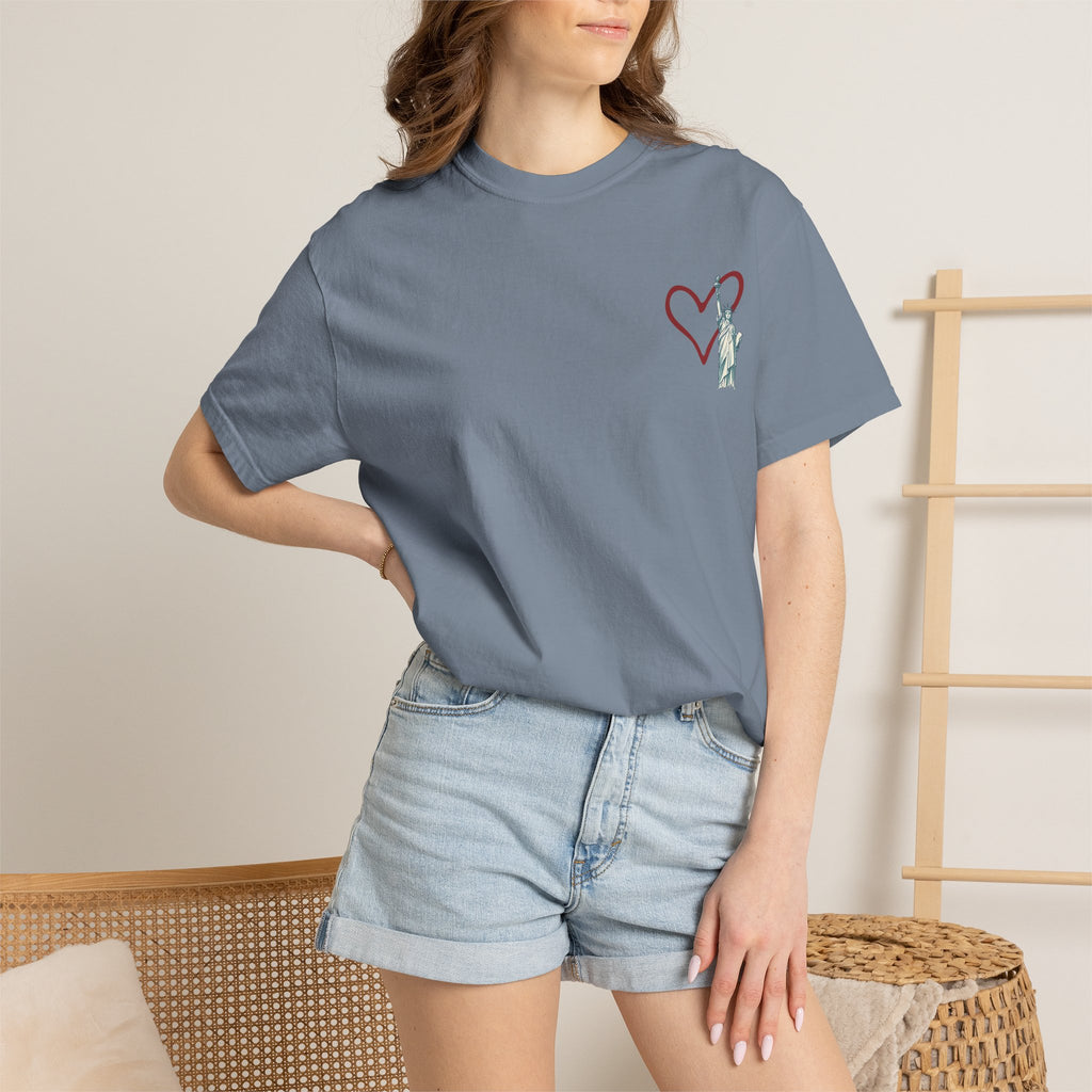 Red White & 250 T-shirt | Statue of Liberty Americana Graphic