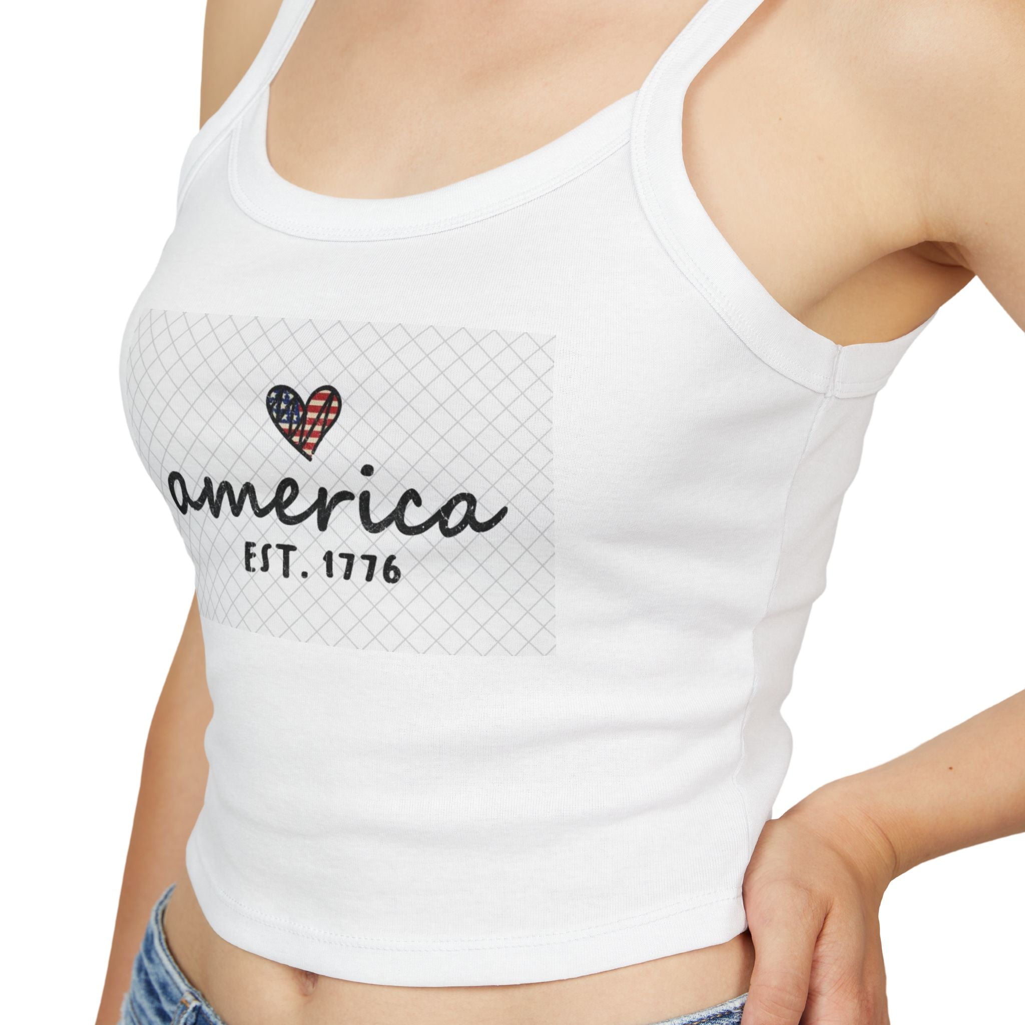 America EST. 1776 Heart Tank Top