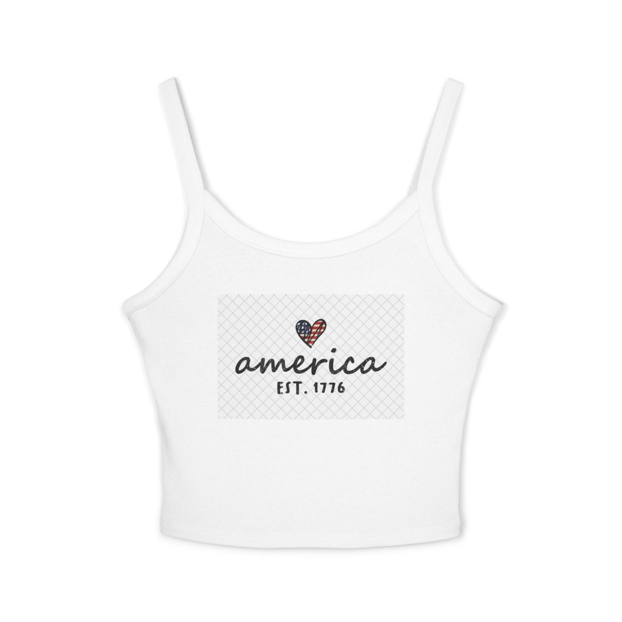 America EST. 1776 Heart Tank Top