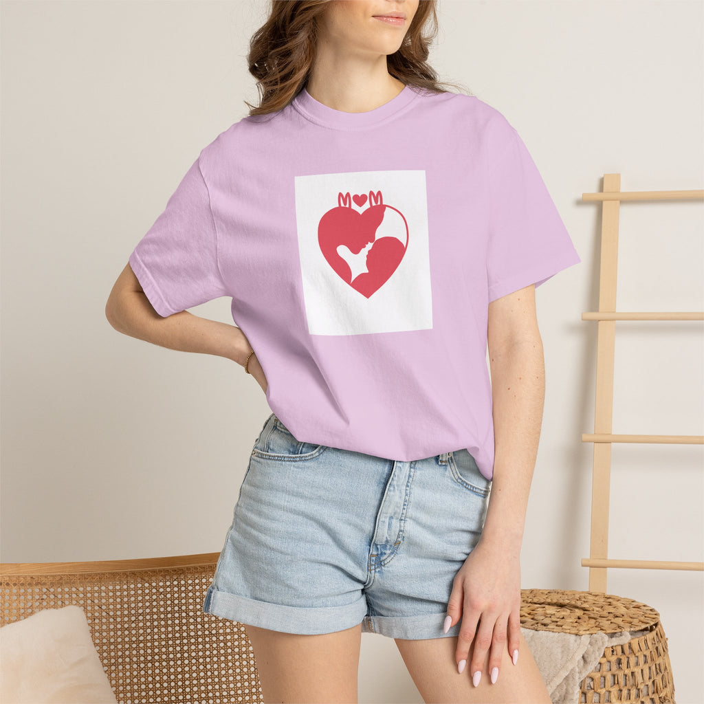 Mom Heart Cat T-Shirt – Cute Pet Mom Graphic Tee