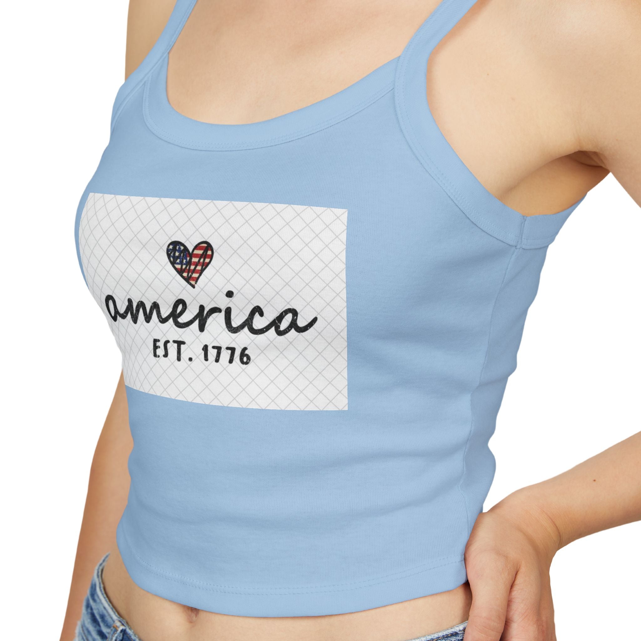 America EST. 1776 Heart Tank Top