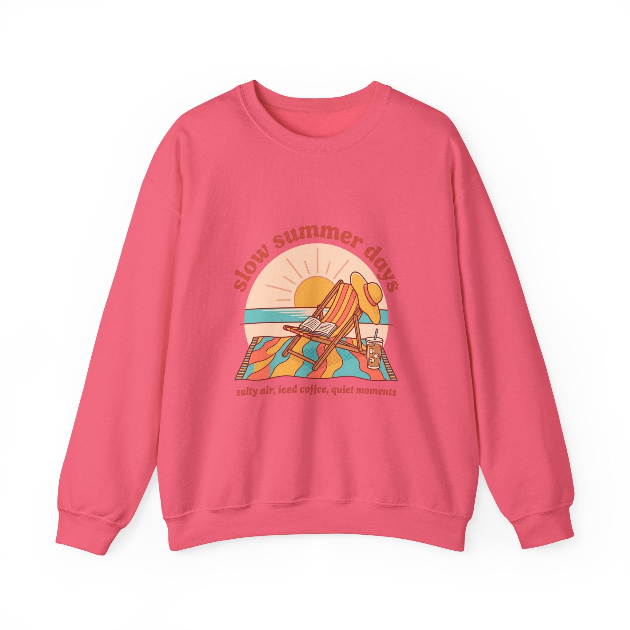 Slow Summer Days Sweatshirt | summer aesthetic, retro coastal vibes