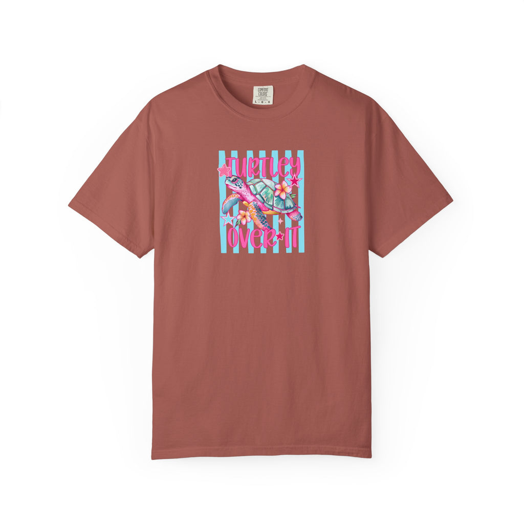 T-Shirt — Hurtley Over It Flamingo Graphic Tee