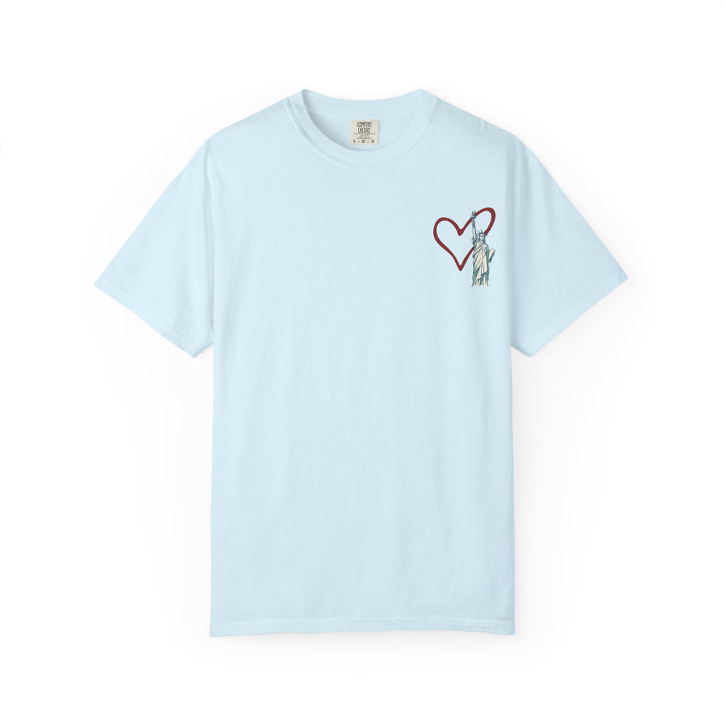 Red White & 250 T-shirt | Statue of Liberty Americana Graphic