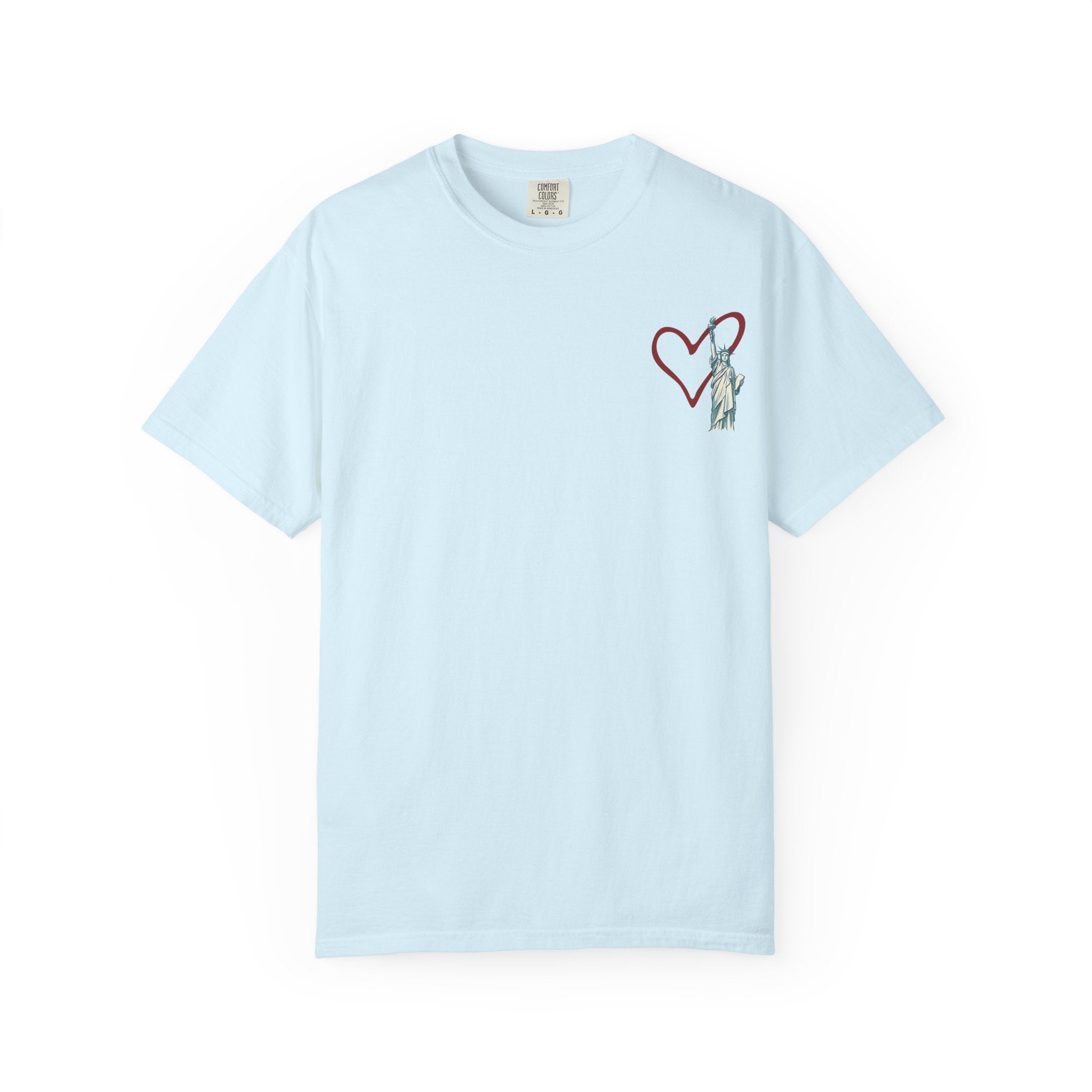 Red White & 250 T-shirt | Statue of Liberty Americana Graphic