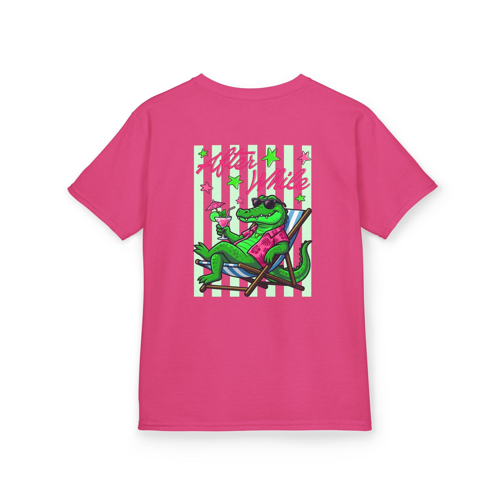 Kids Tee — 'Later, After A While' Relaxed Alligator Graphic Shirt