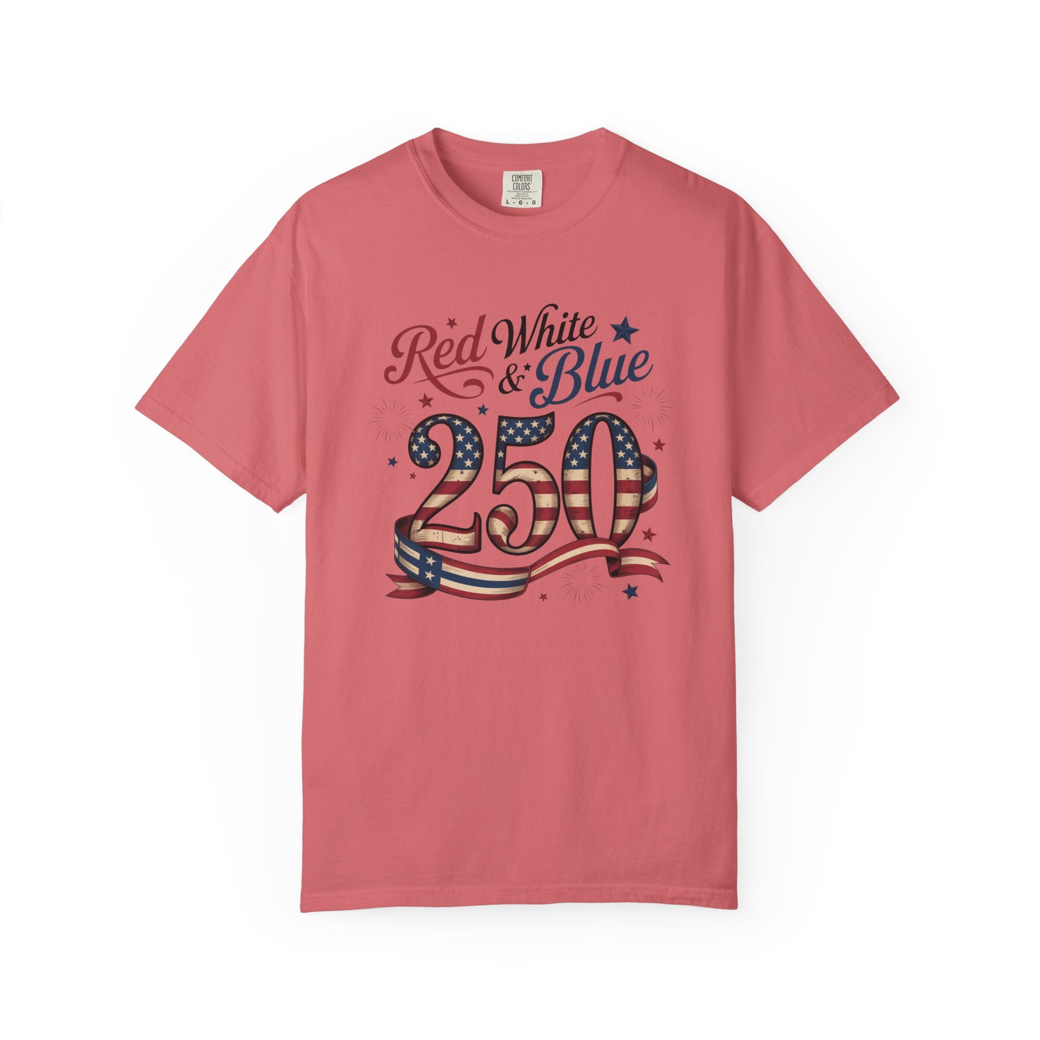 250 Red White & Blue Patriotic T-Shirt