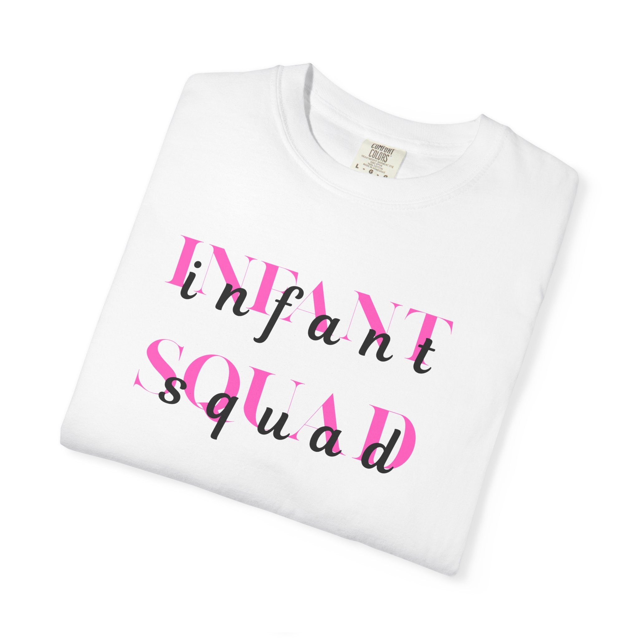 Infant Squad Shirt Daycare Teacher Appreciation Gift Baby Shower New Mom Life Tee Nurse Childcare Staff Cotton Crew Neck Watercolor Nanny