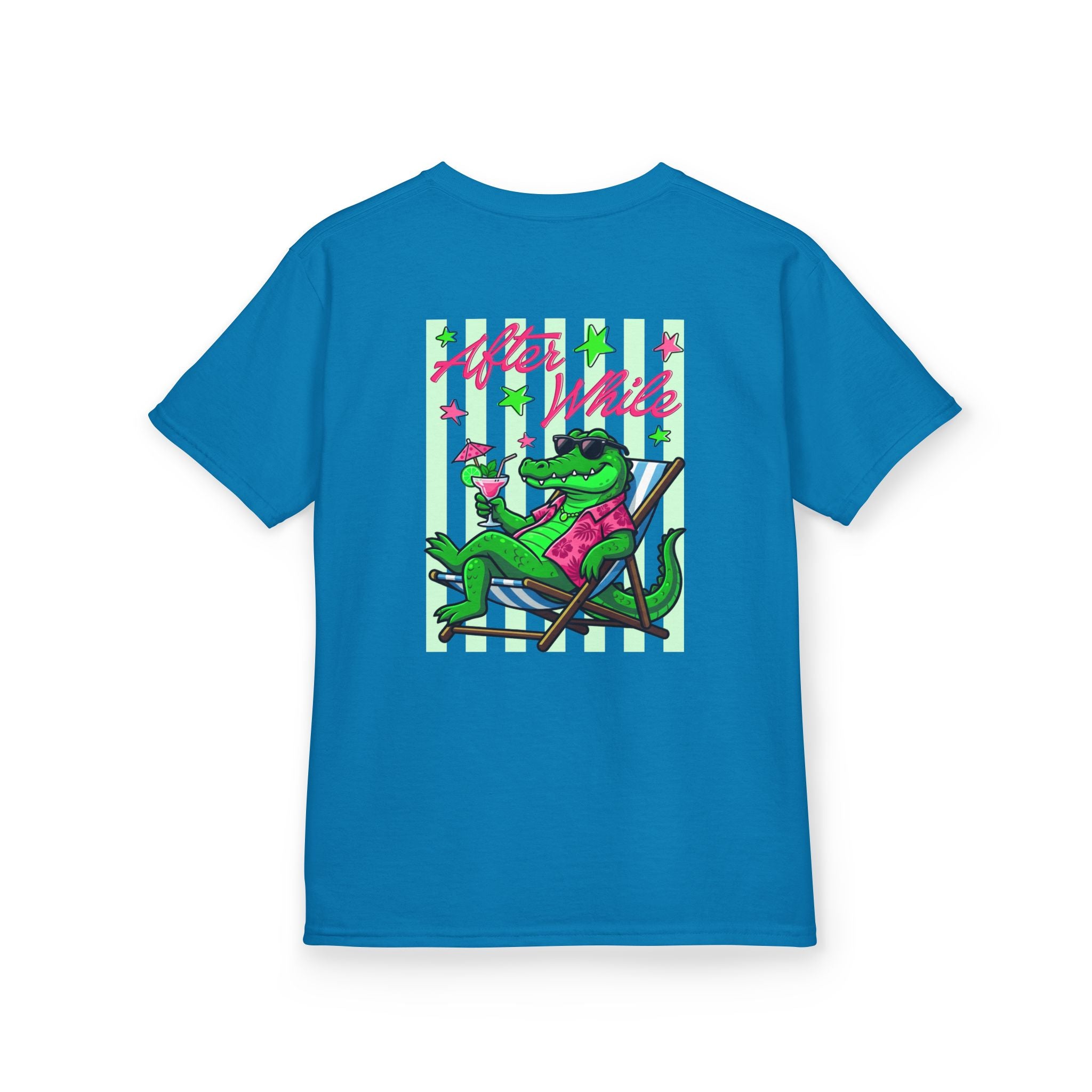 Kids Tee — 'Later, After A While' Relaxed Alligator Graphic Shirt