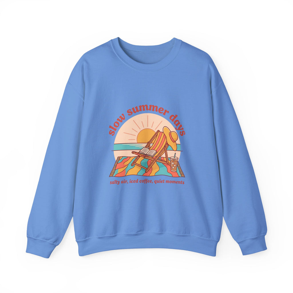 Slow Summer Days Sweatshirt | summer aesthetic, retro coastal vibes