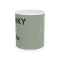 Cheeky Quote Mug | Ceramic Coffee Cup, Neutral Script Design