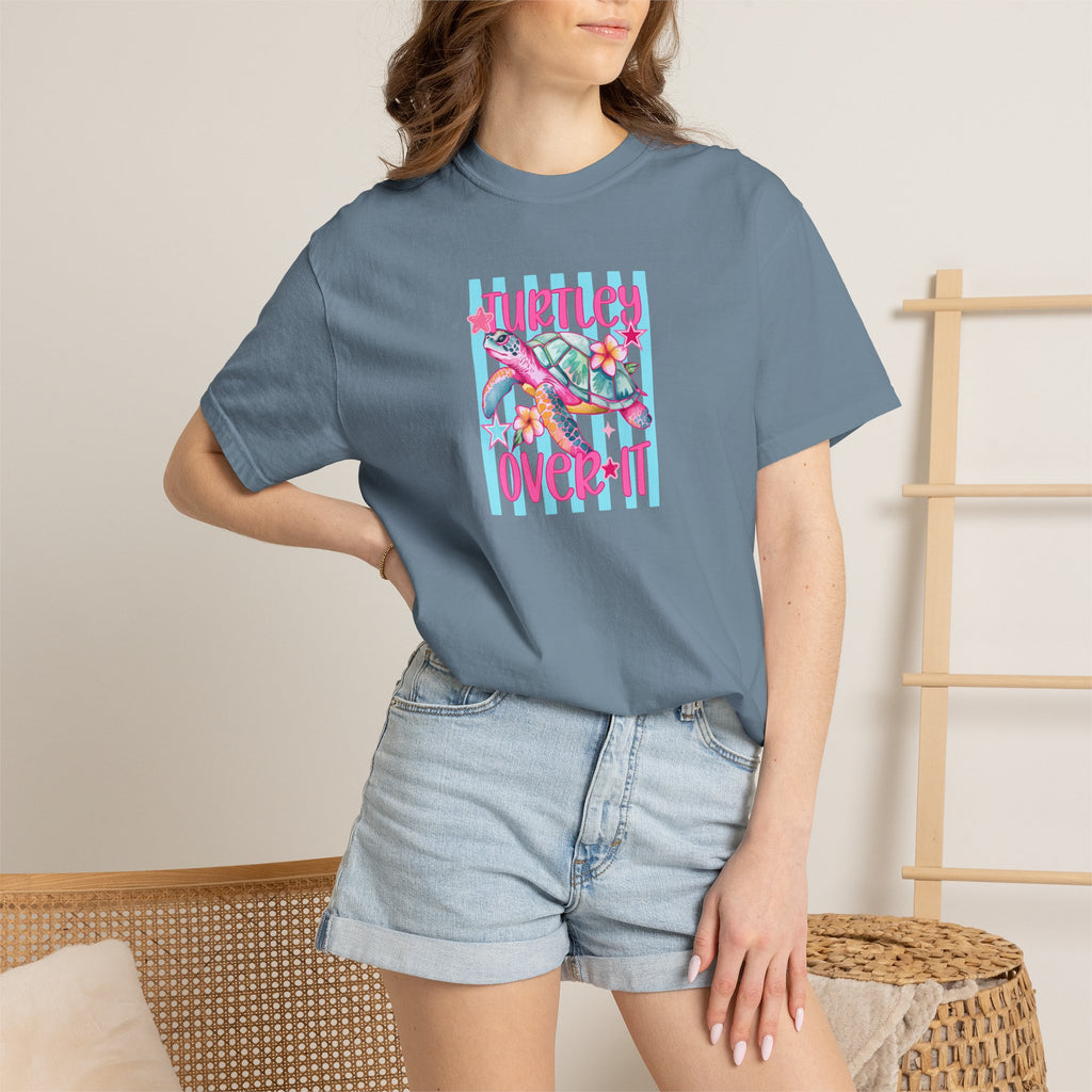 T-Shirt — Hurtley Over It Flamingo Graphic Tee
