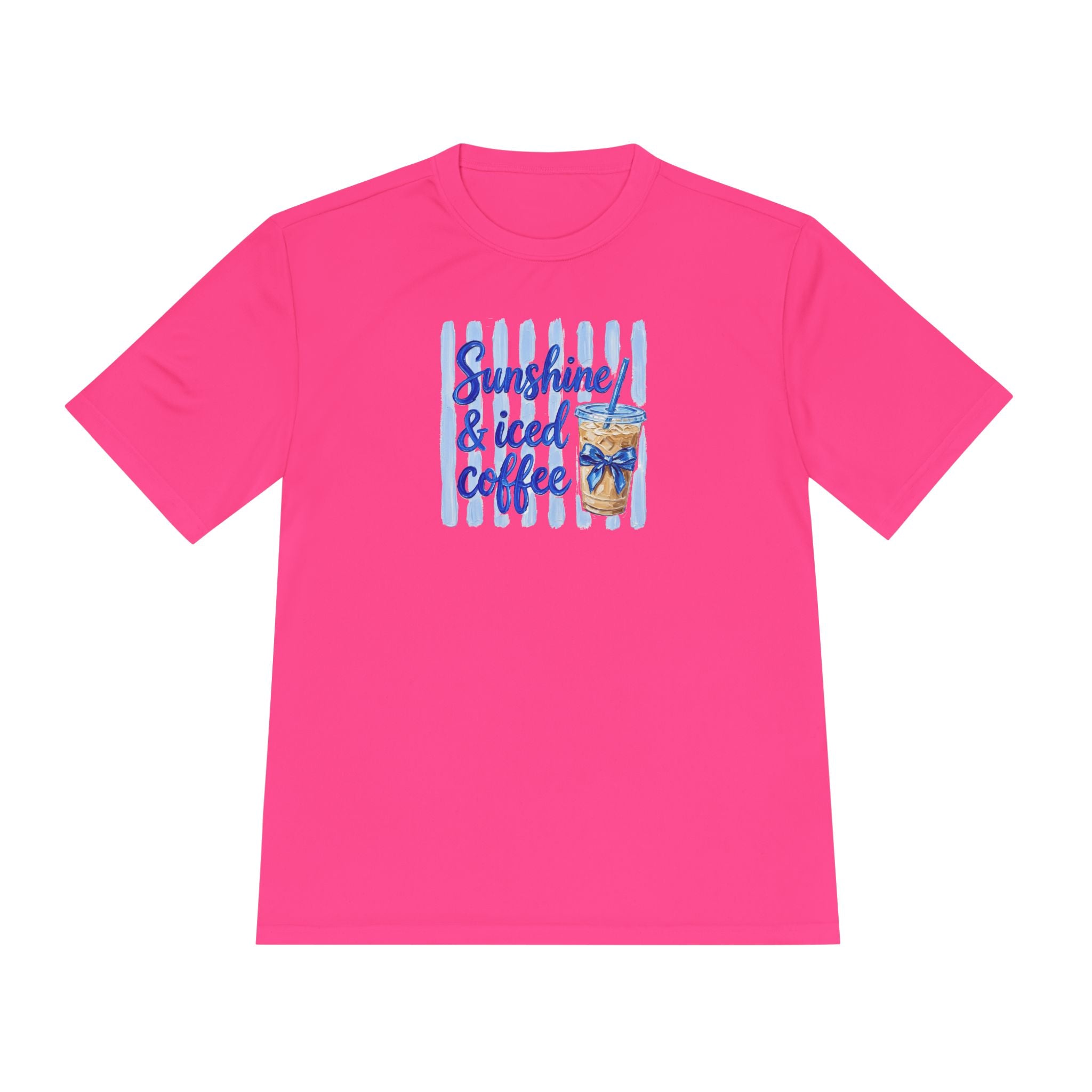 Sunshine & Iced Coffee Tee — Women's Summer Coffee Shirt