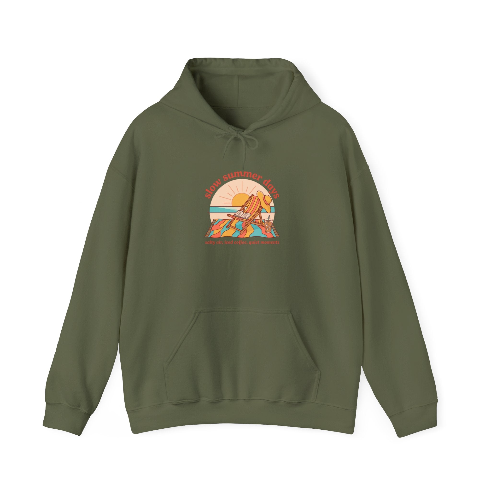 Slow Summer Days Hoodie | summer aesthetic, coastal vibes