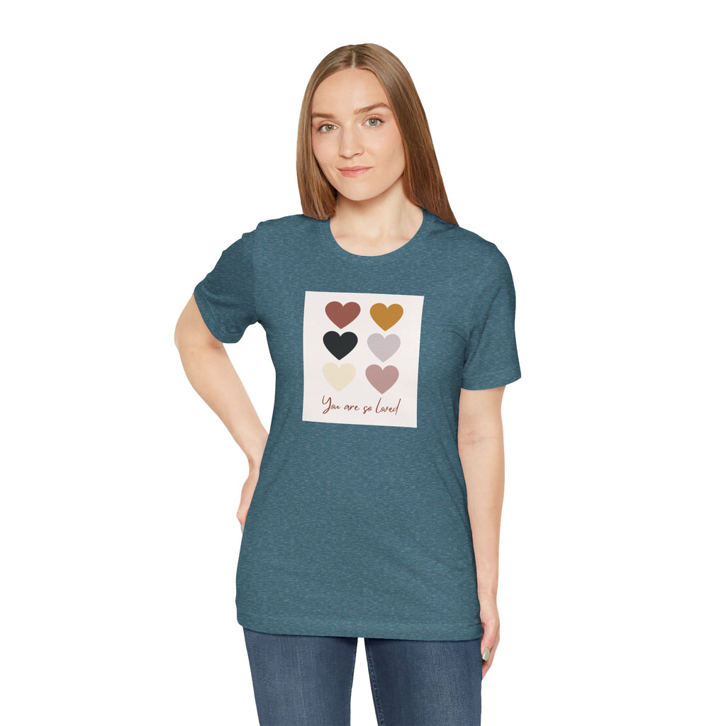 You Are So Loved Hearts Tee